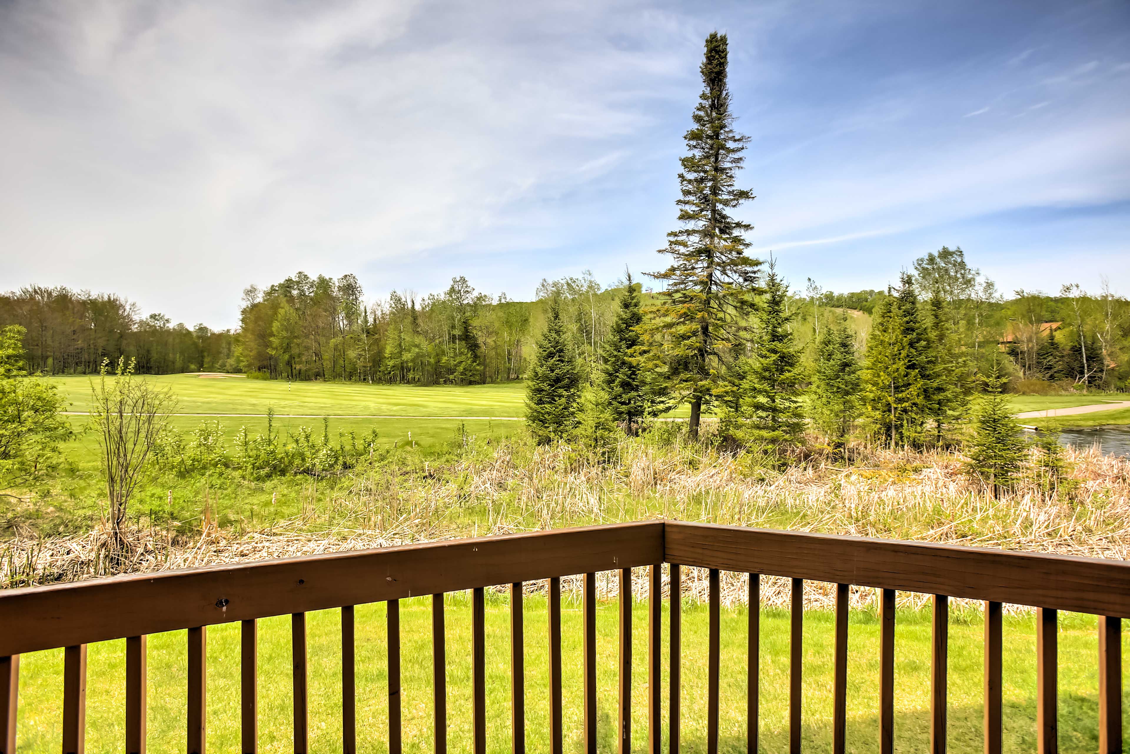 Private Deck | Golf Course Views