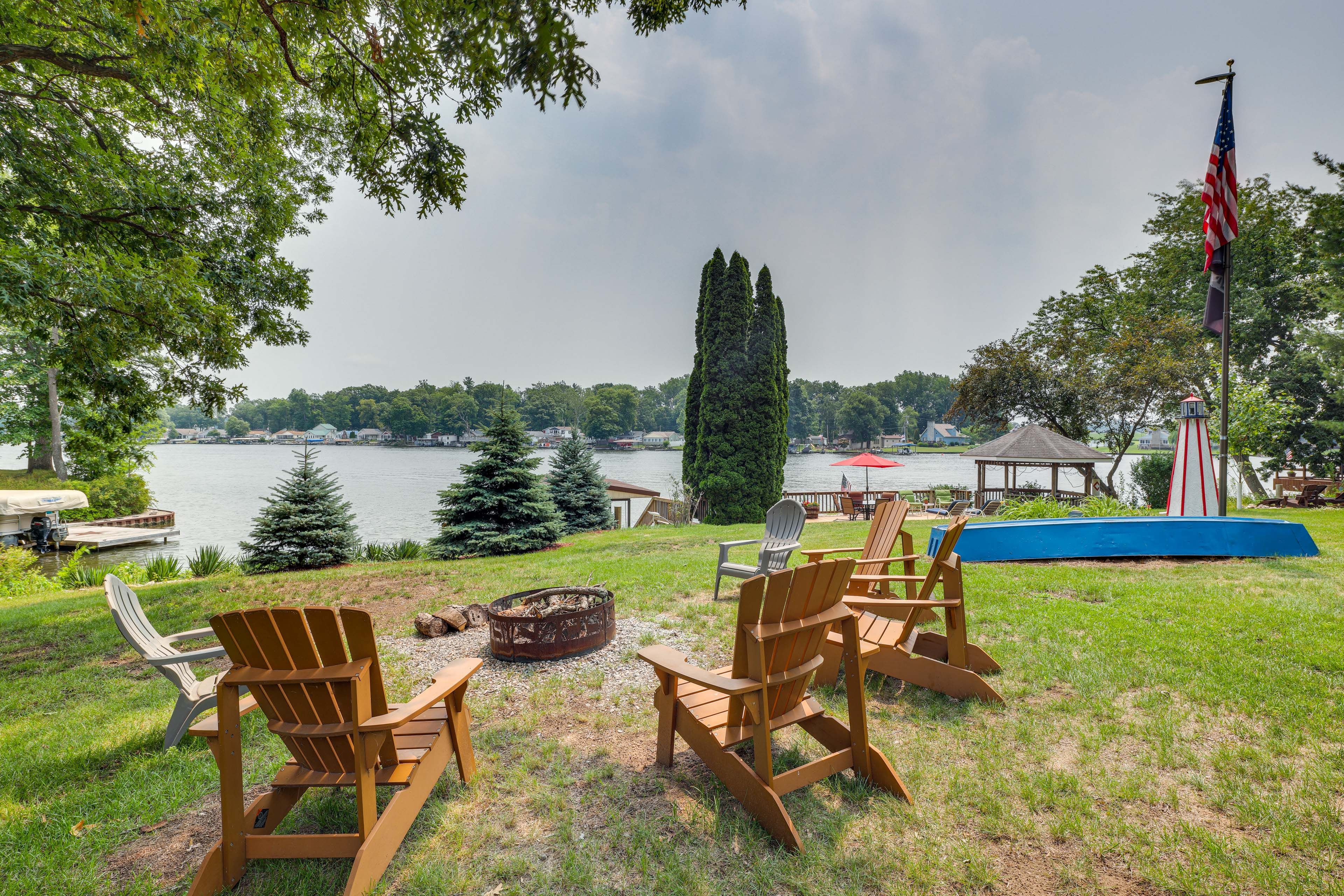 Tippecanoe River Access On-Site | Fire Pit