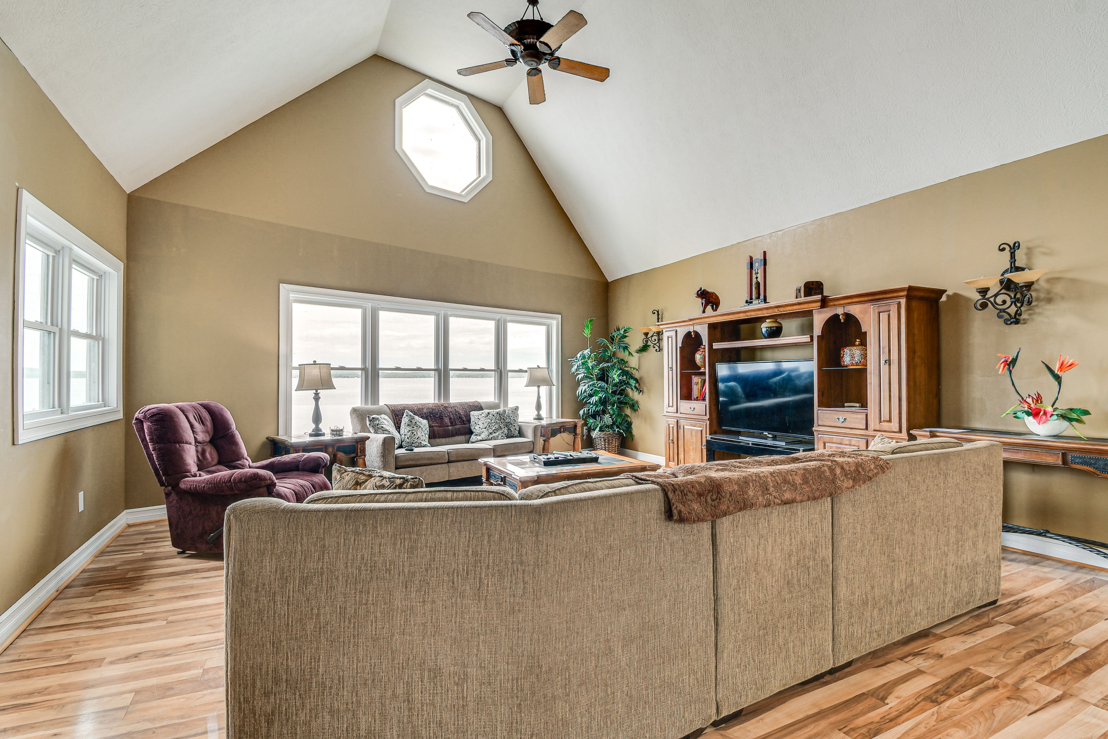 Living Room | Queen Sleeper Sofa | Central A/C & Heating | Main Level