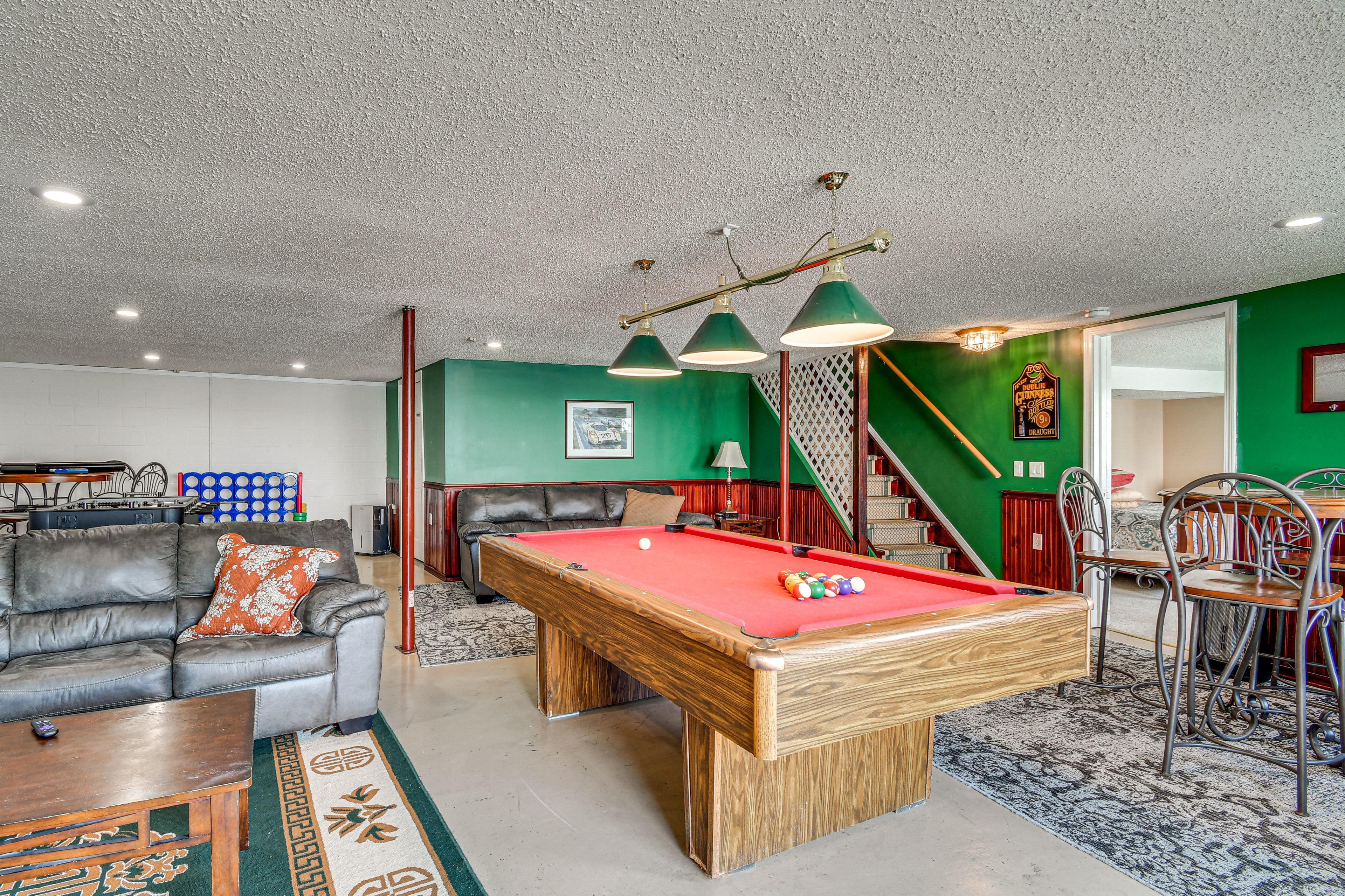 Game Room | 3-Story Home | Family-Friendly Amenities