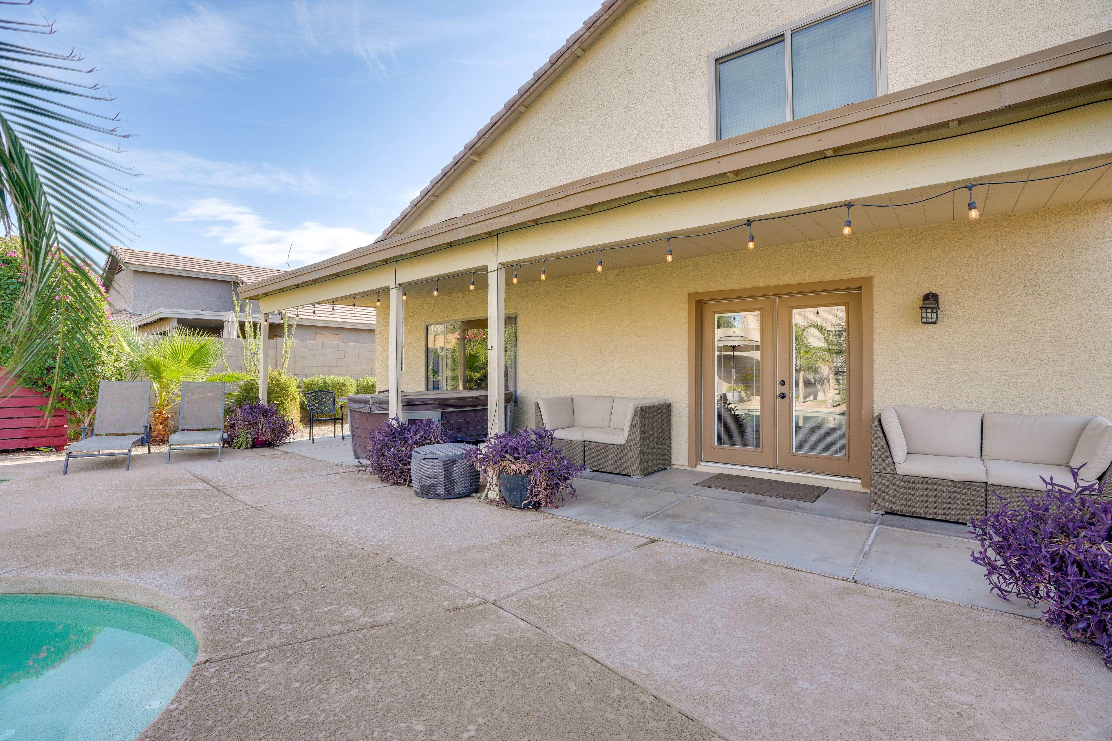 Private Patio | Hot Tub | Lighting | Pool | Privacy