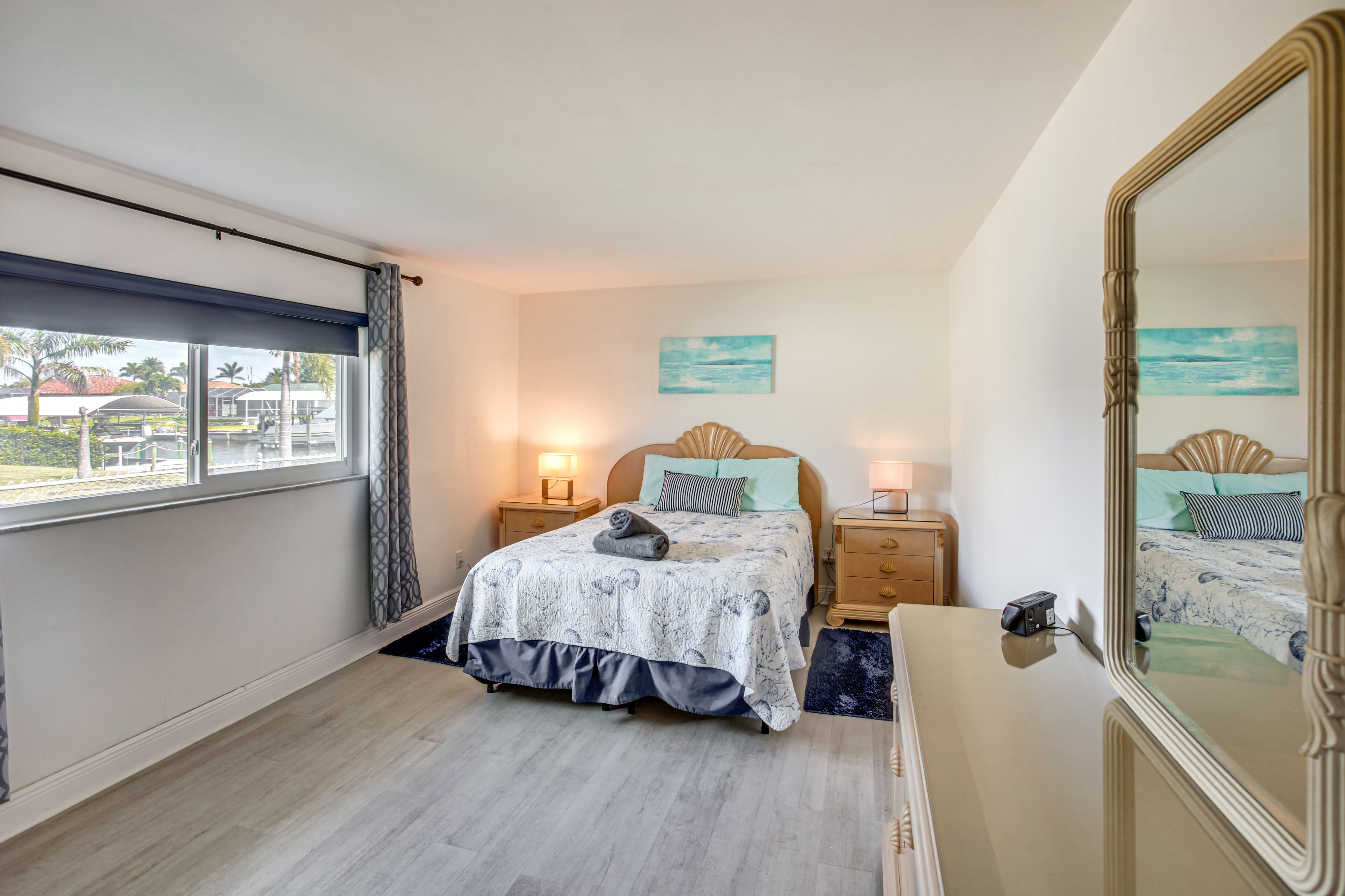 Bedroom 1 | Queen Bed | Linens Provided | Flat-Screen TV