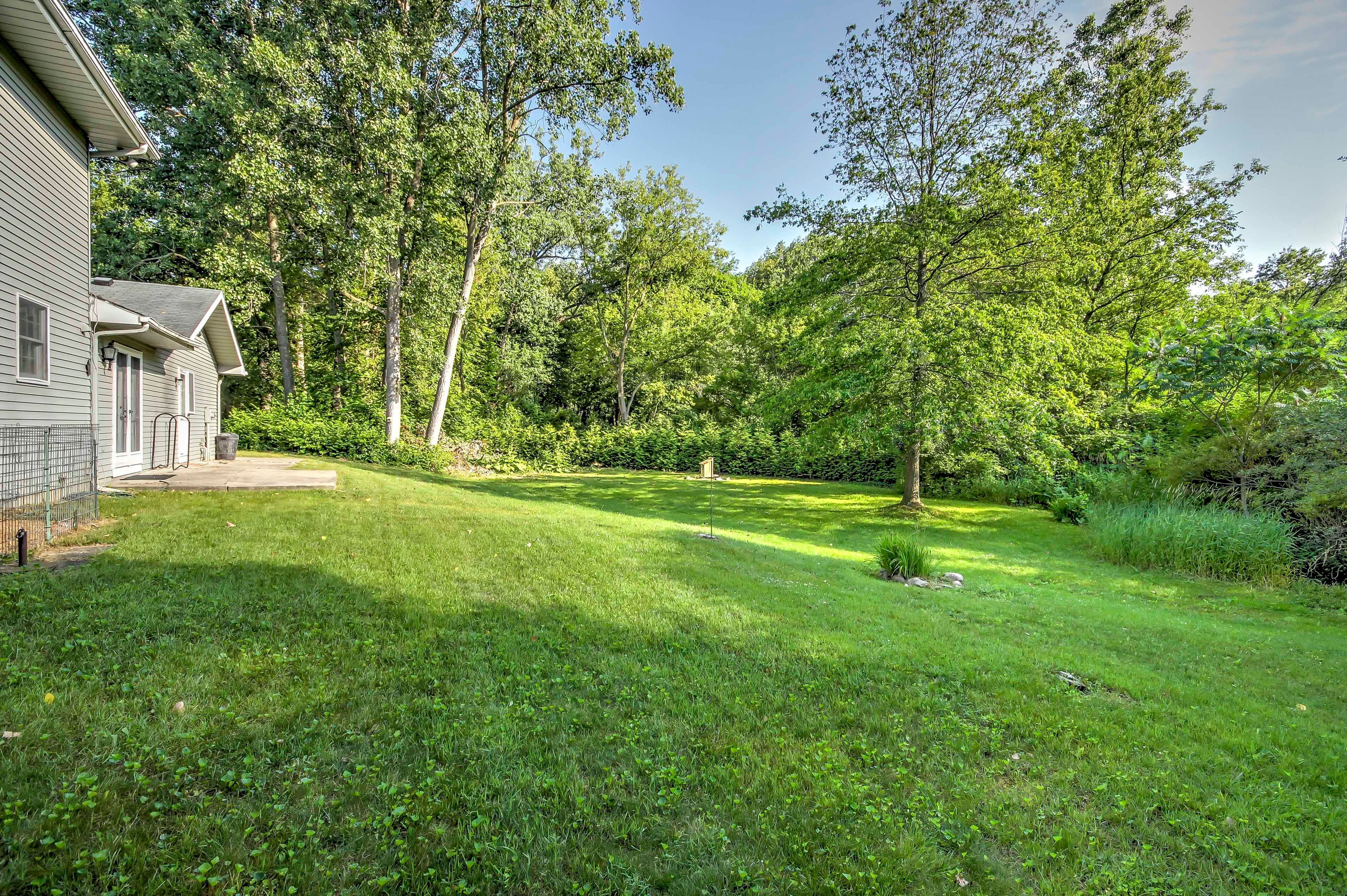 Spacious Backyard