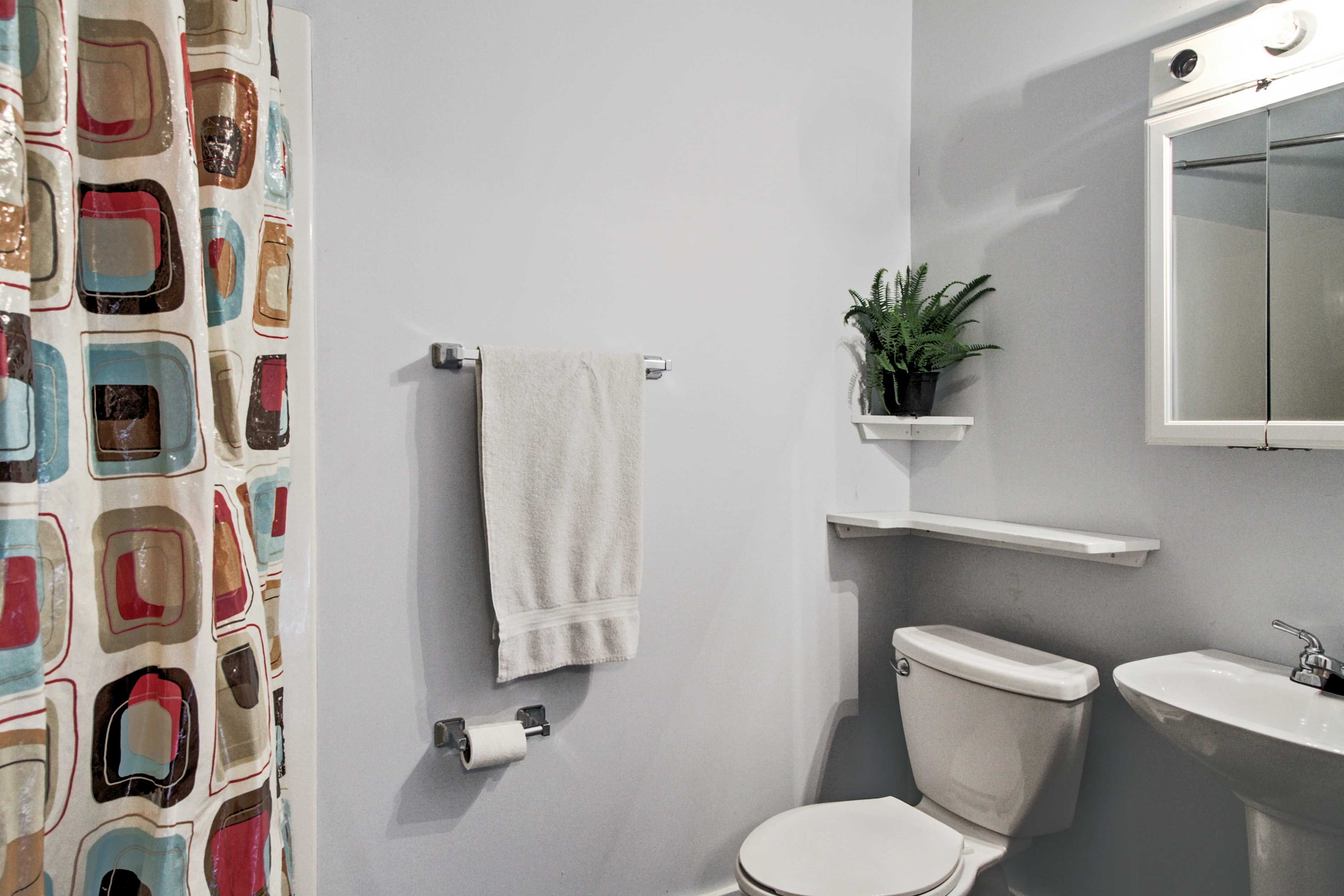 Shower off after a fun day outdoors!