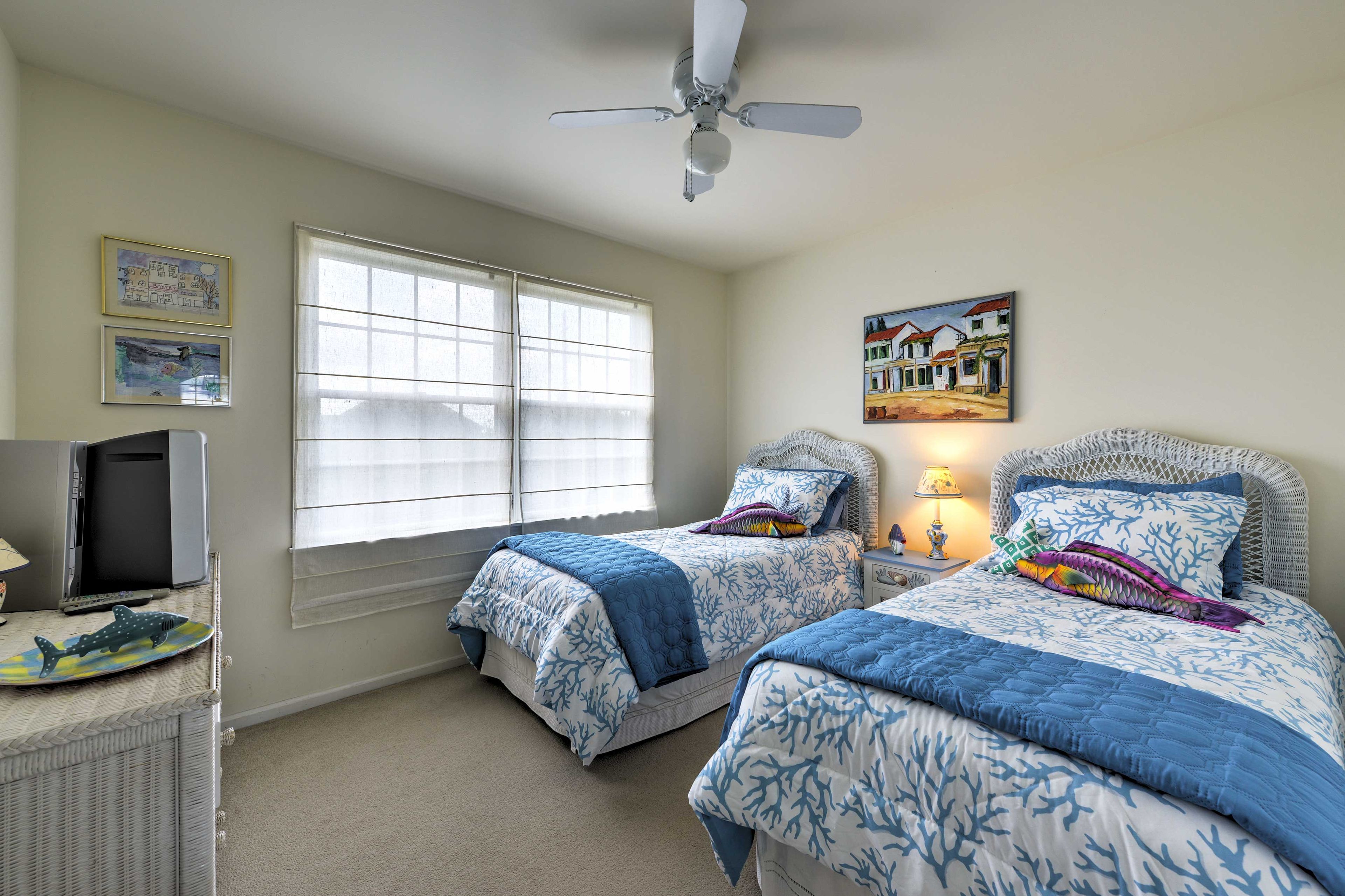 Perfect for siblings, this room sleeps 2.