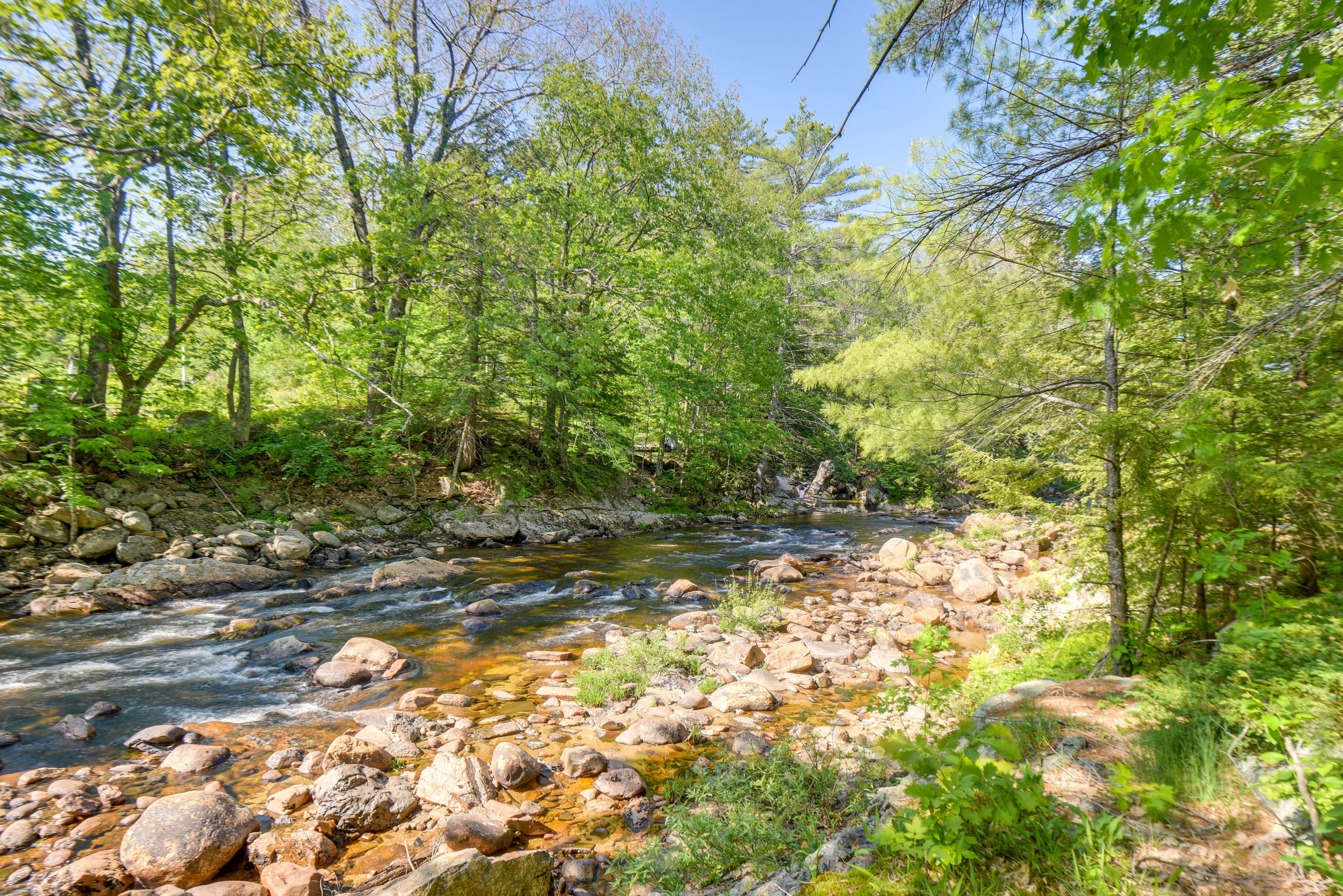 Located on the Bearcamp River