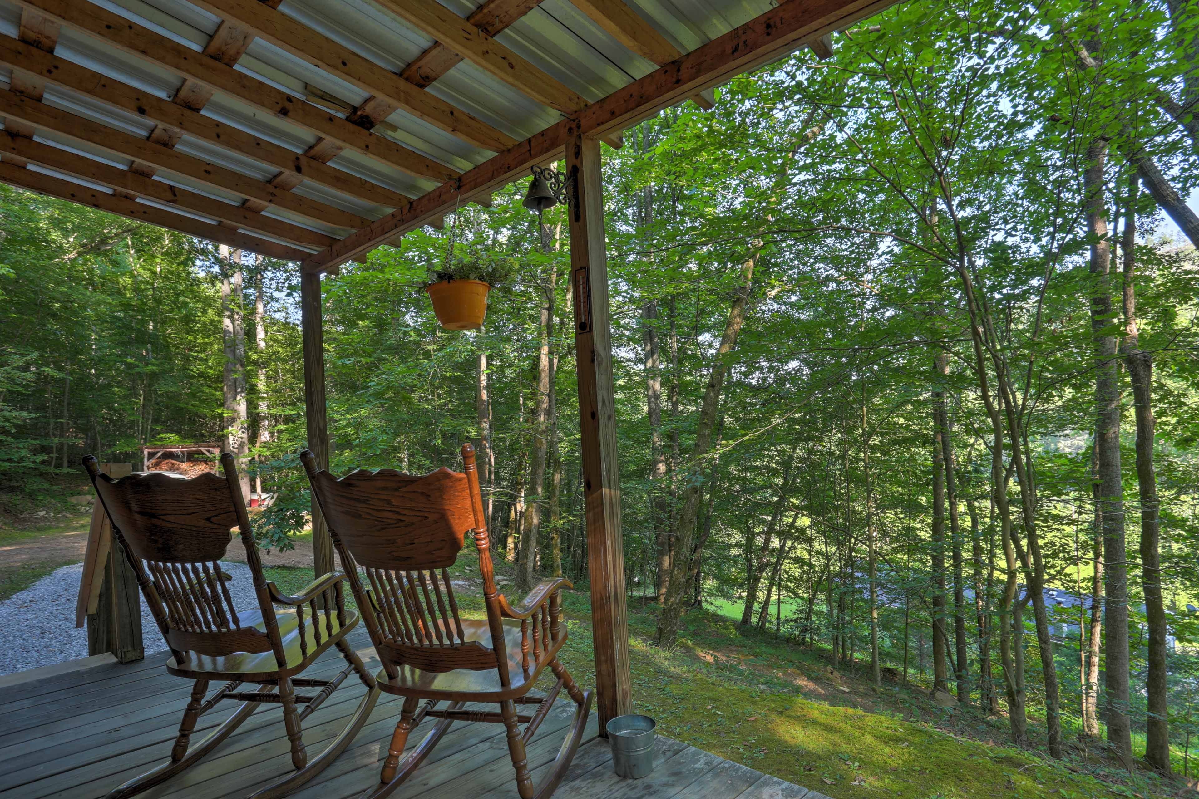 Watch the sunrise each morning at this 1BR, 1-bath vacation rental cabin.