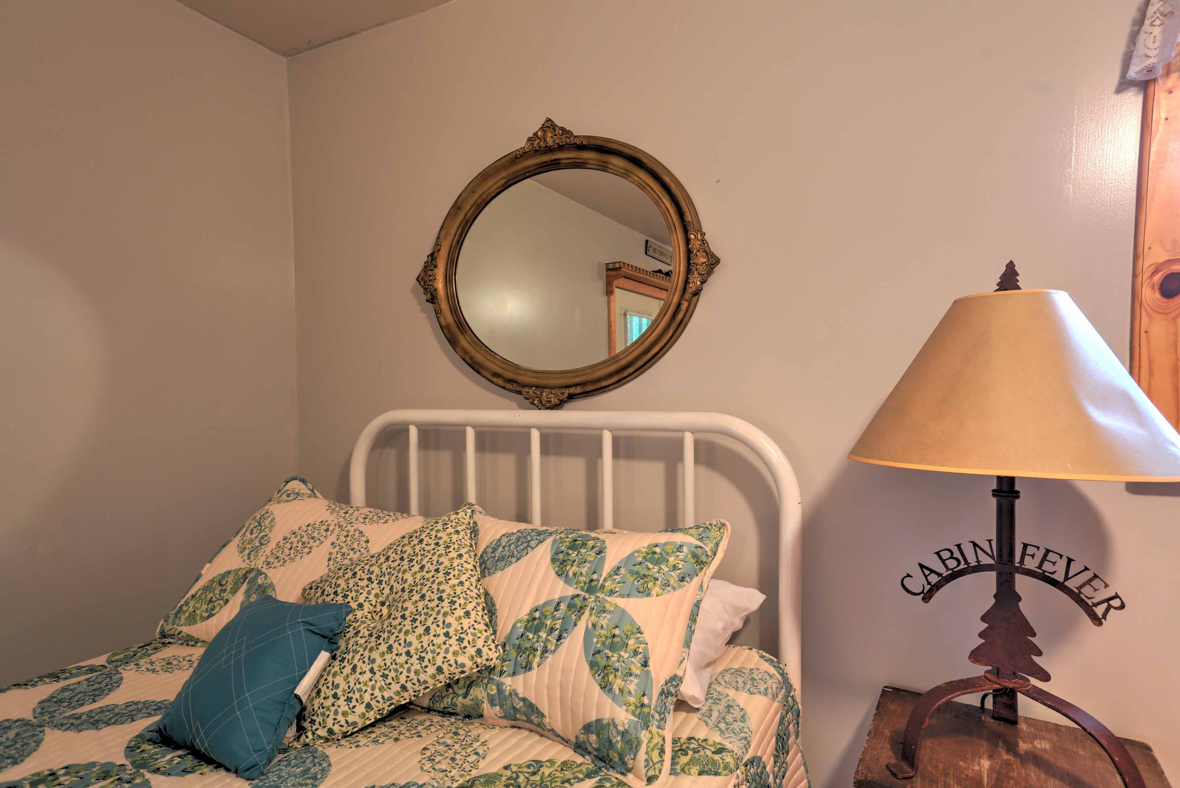 Turn on the lamp for some late-night reading.
