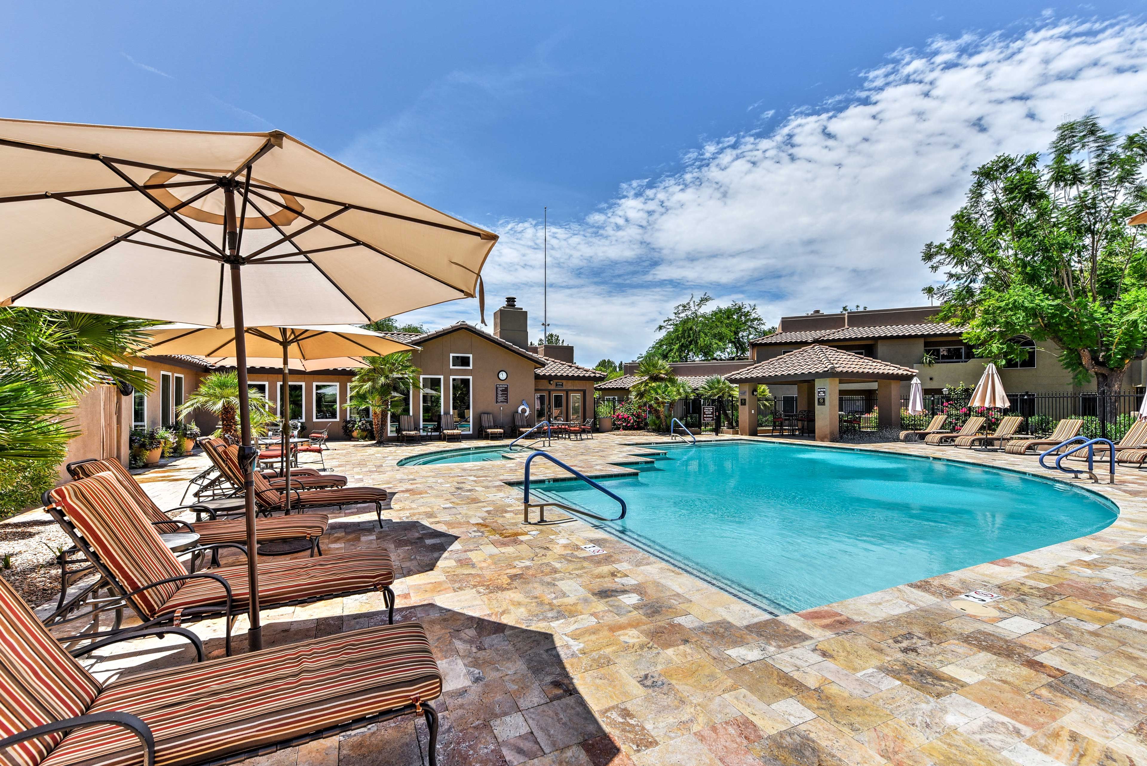 Beat the heat with a swim in one of the community pools.