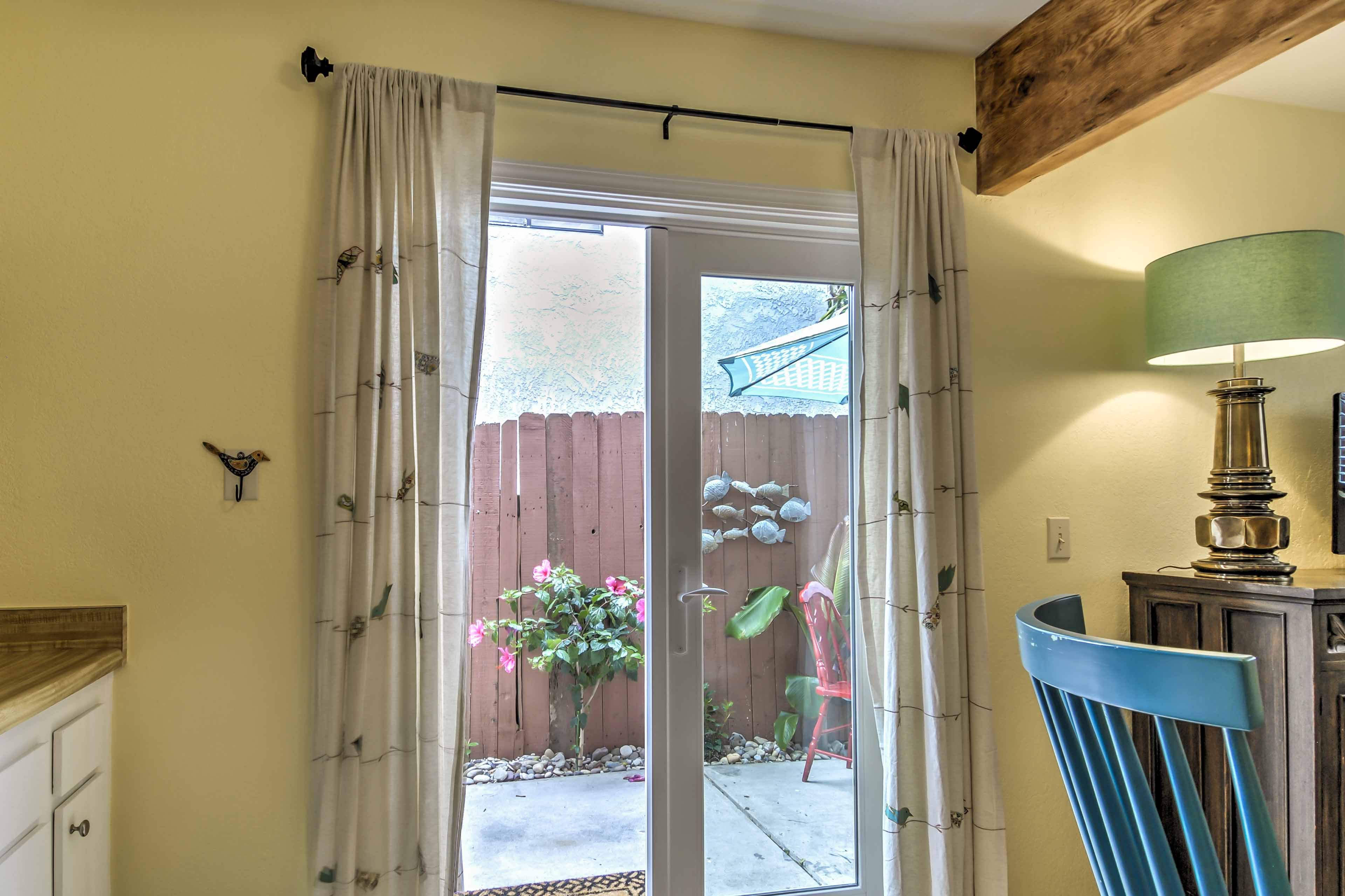Step outside for some fresh air.