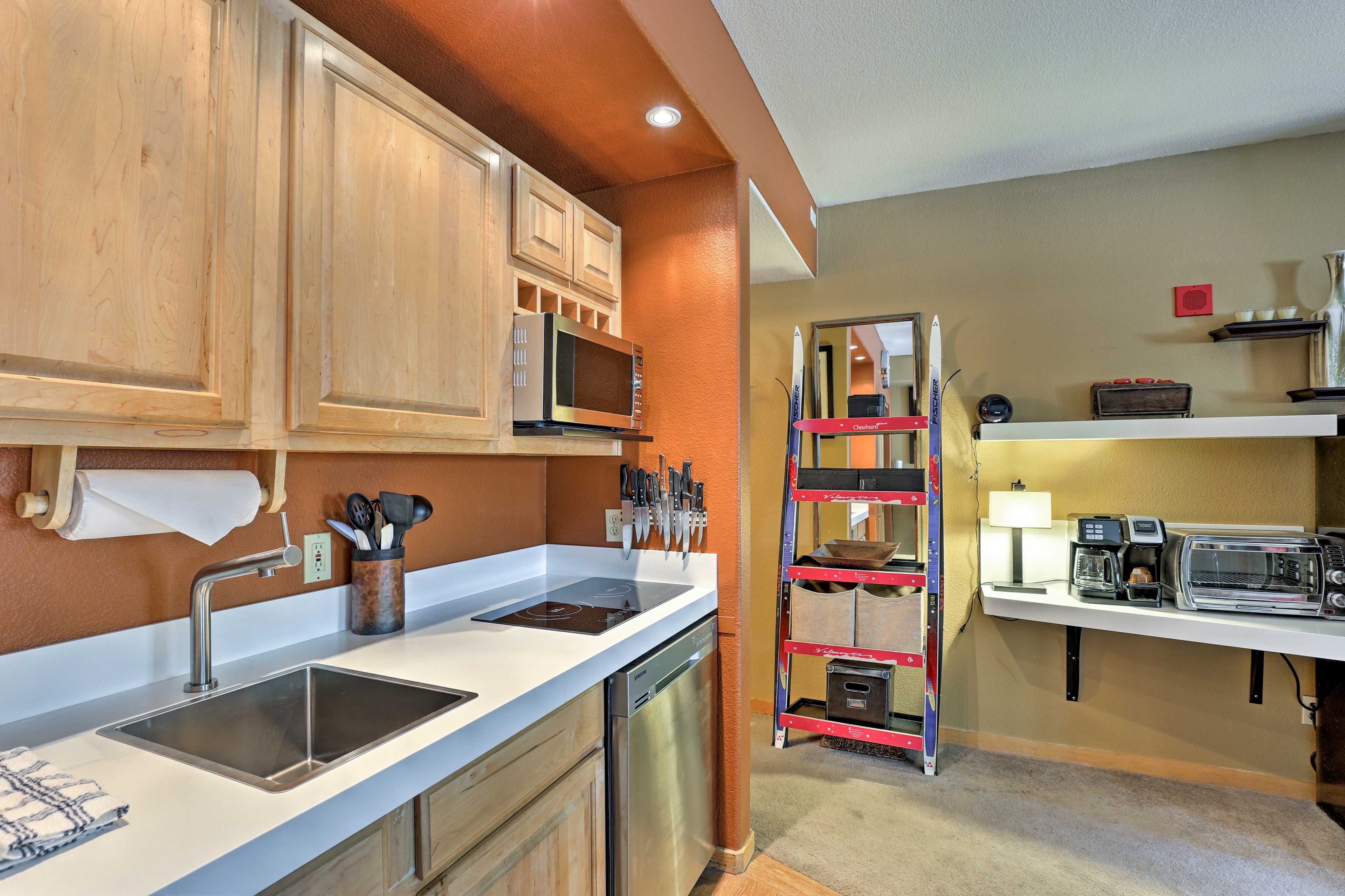 You'll have plenty of space to cook with ease.