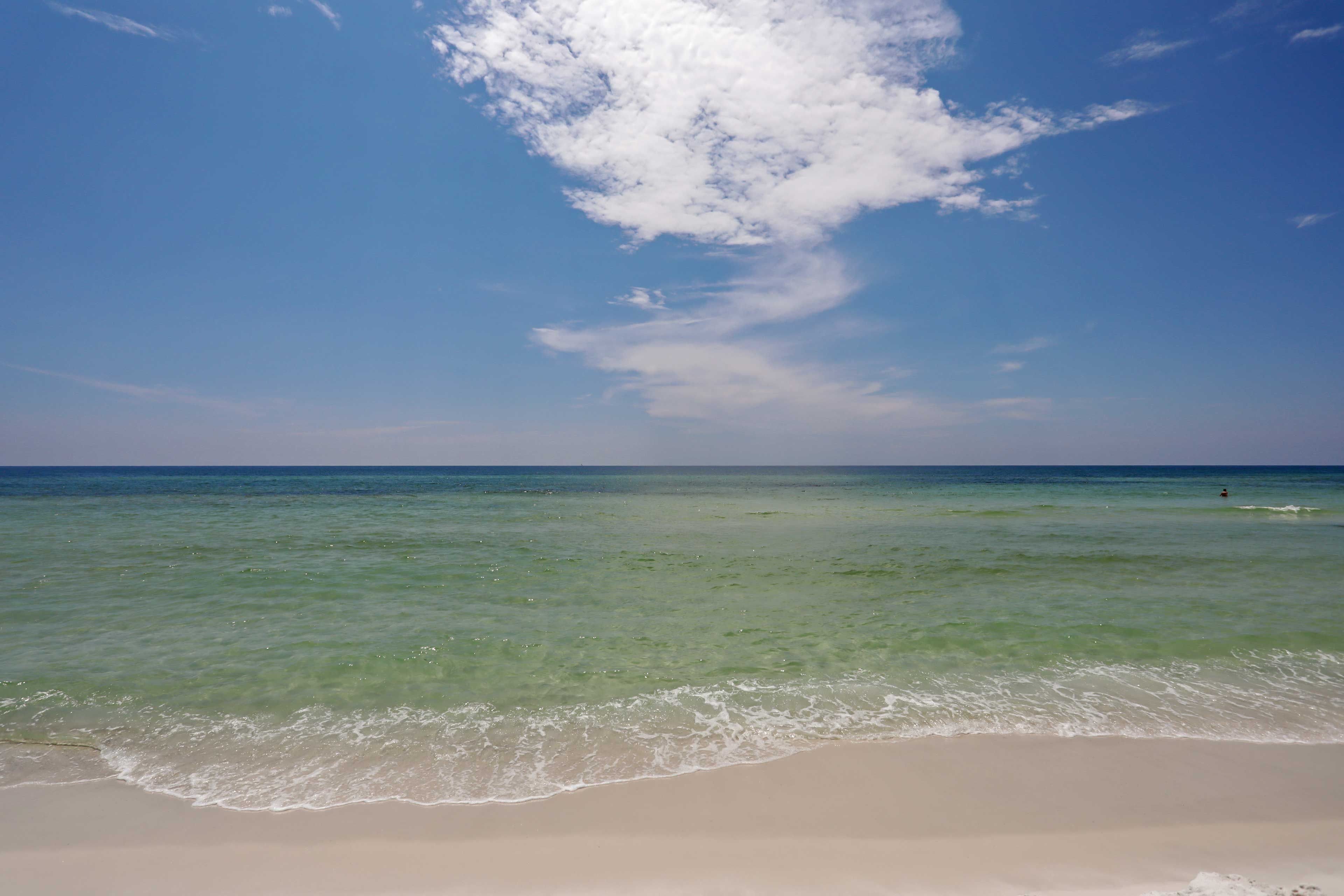 Enjoy walking along the waves taking deep breaths of the fresh salty air.