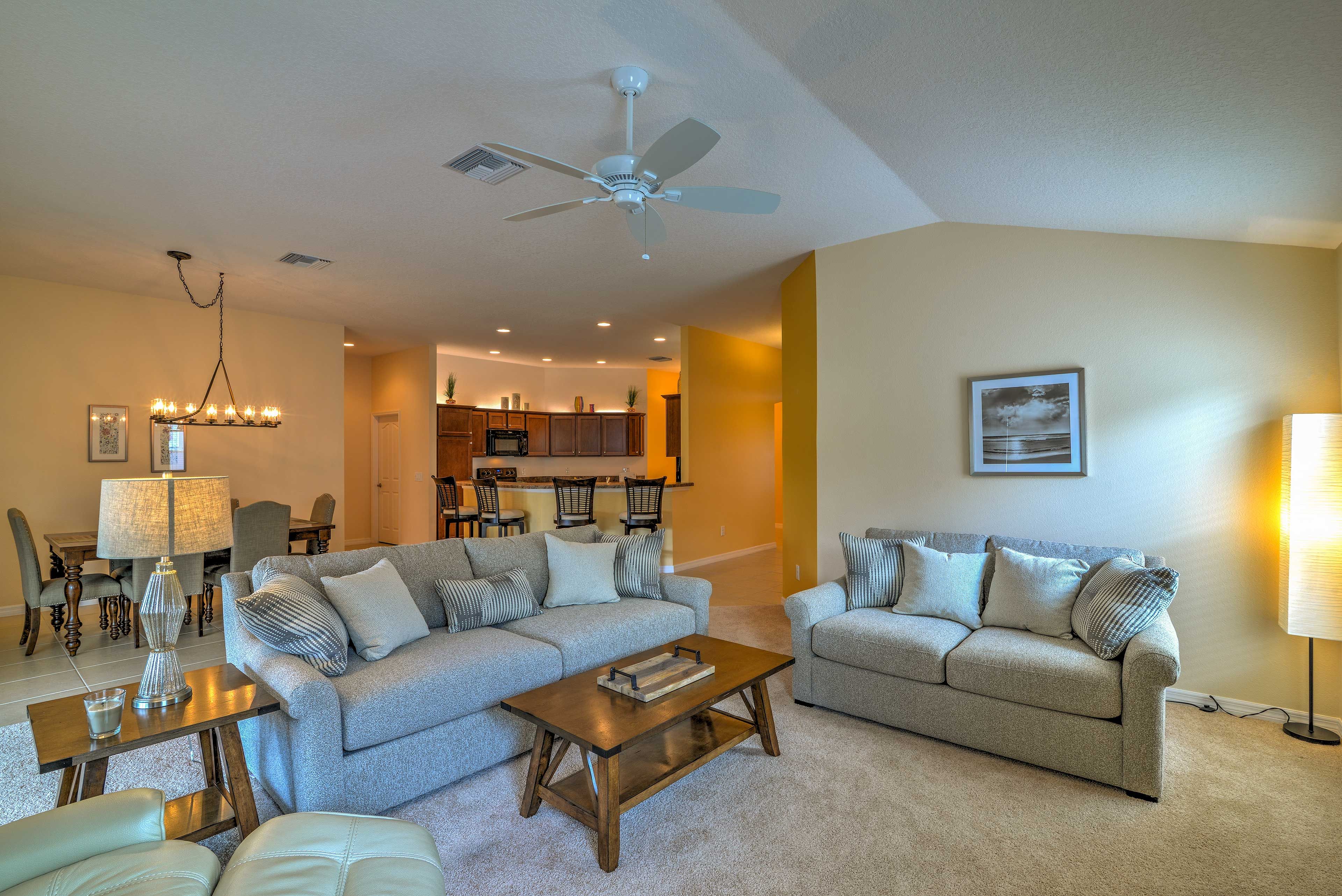 This beautiful property is professionally decorated throughout.