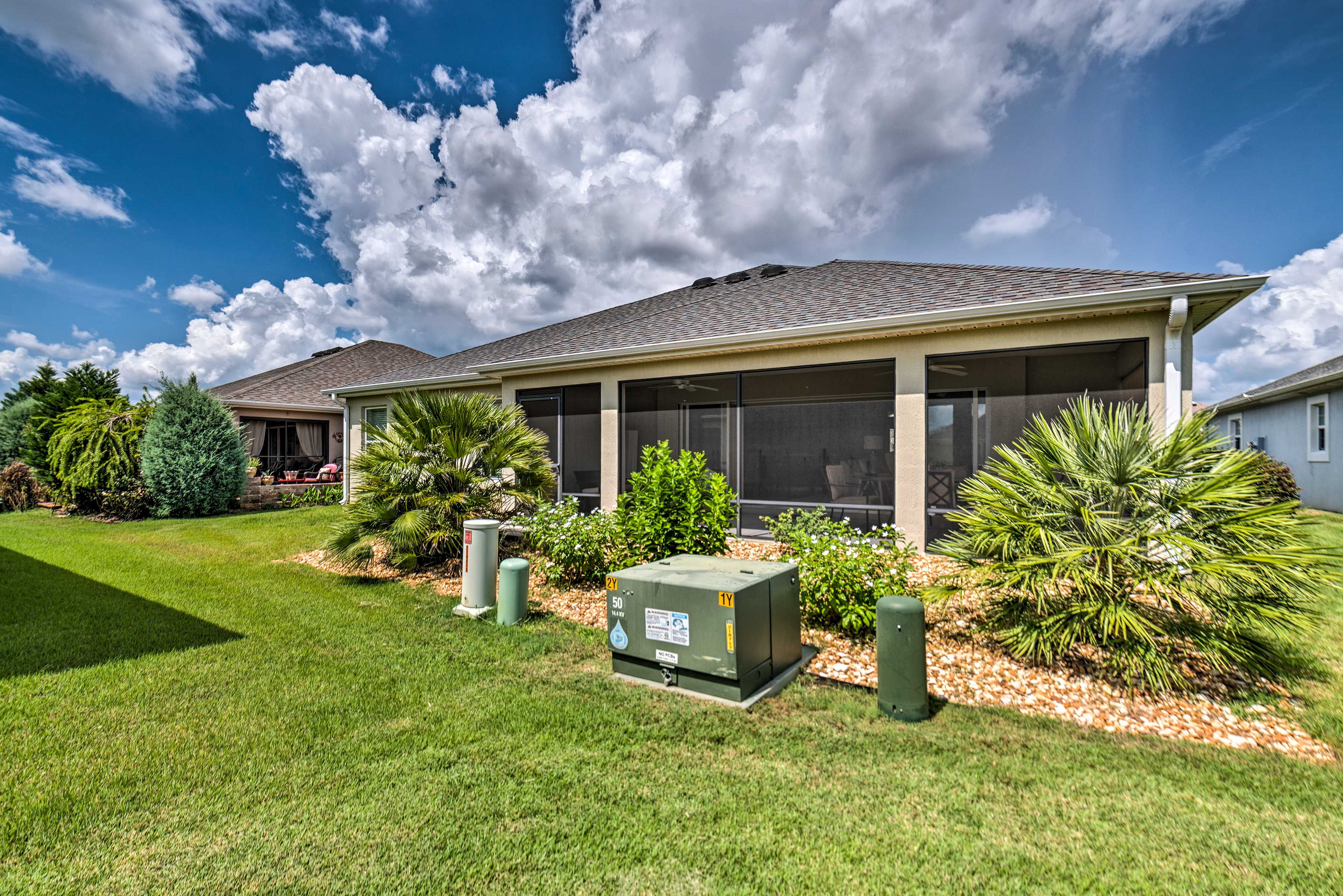 The pool is within walking distance from your front door!