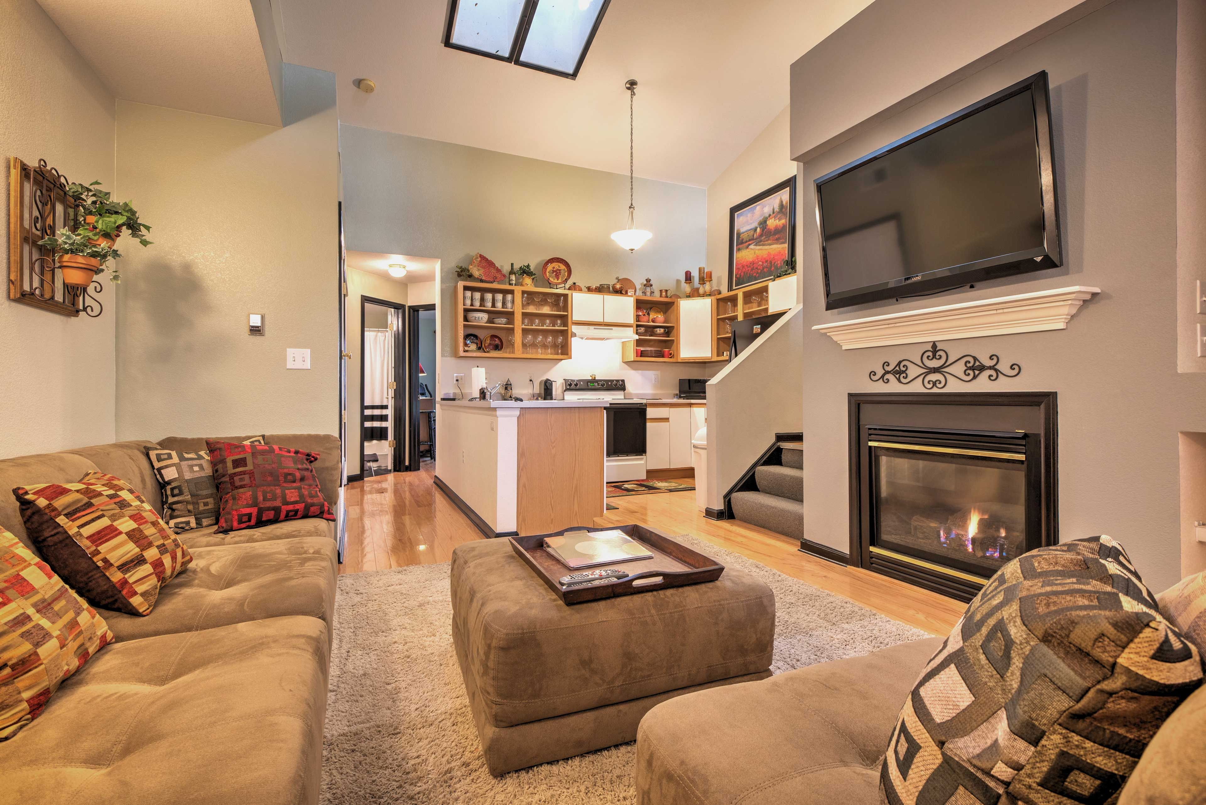 The interior features tasteful decor and comfortable furnishings throughout.