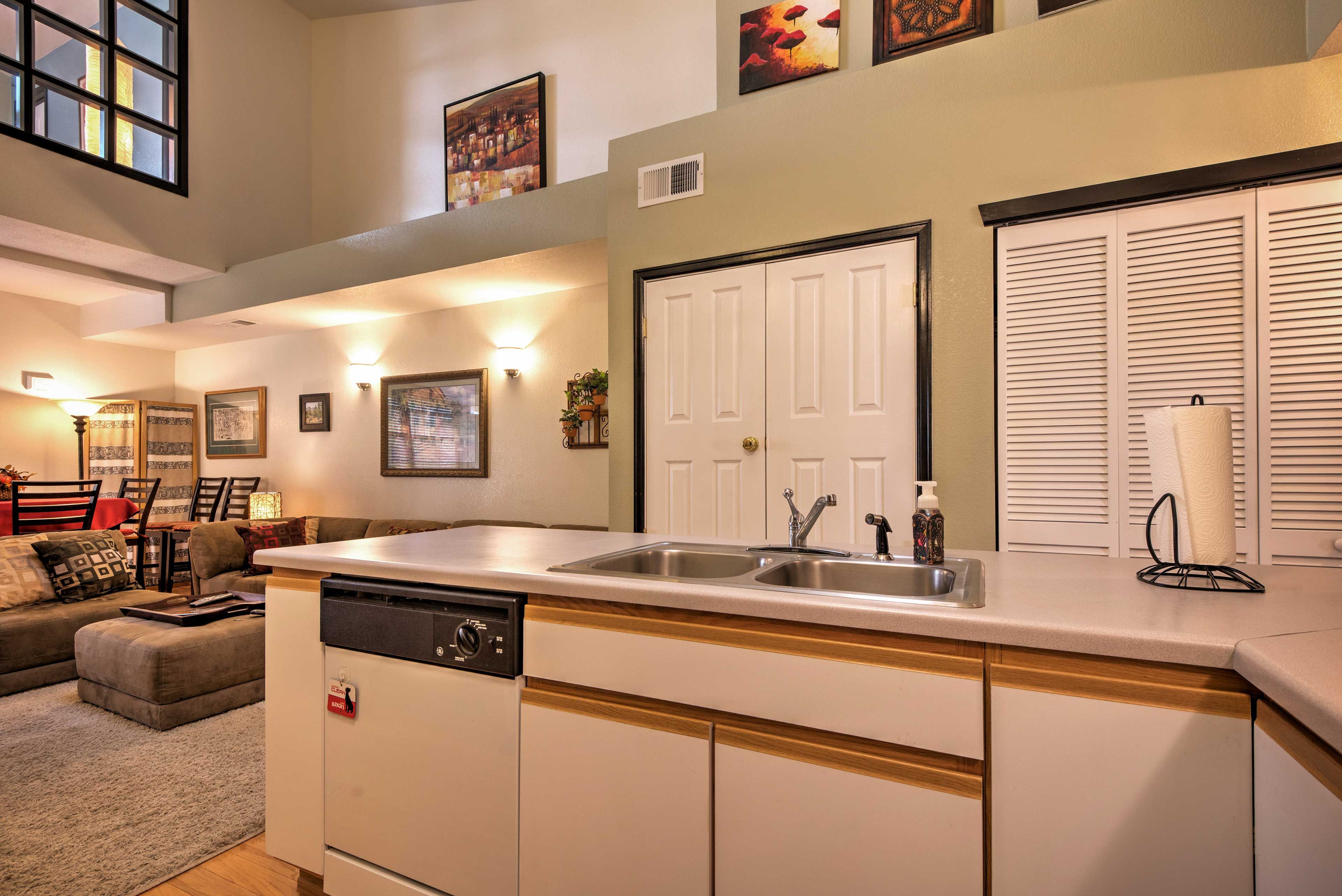 You'll have plenty of counter space to prepare your favorite recipes!