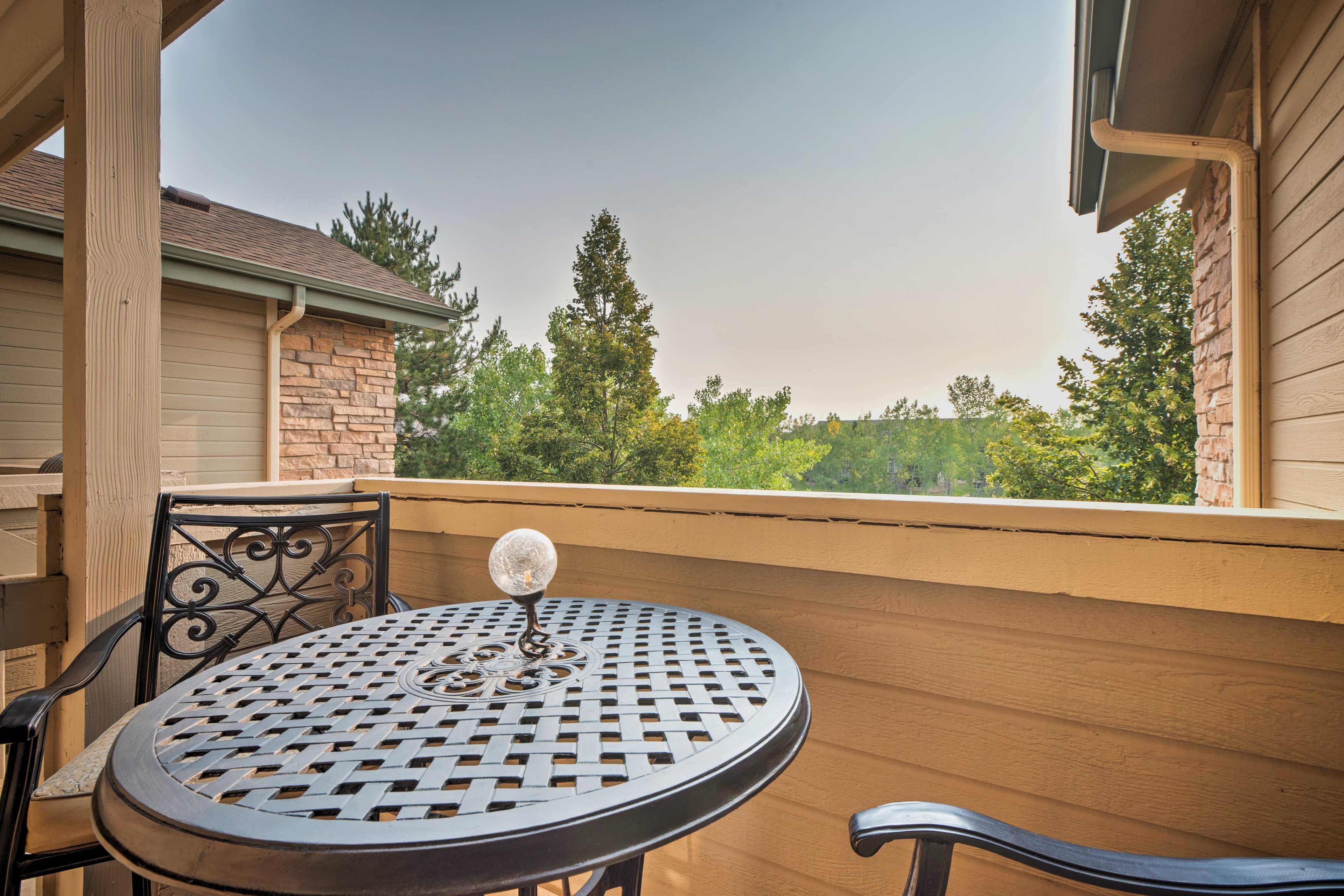 Watch the sun rise in the morning with a cup of coffee in hand.