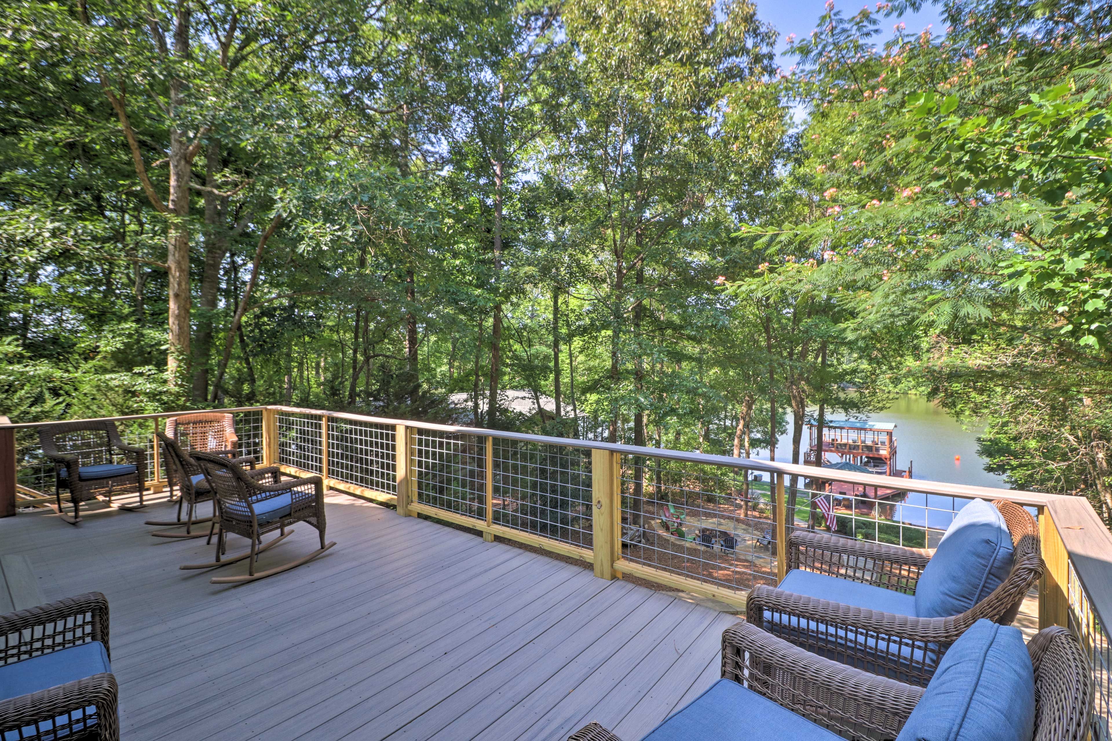 Private Deck | Gas Grill | Lake Views