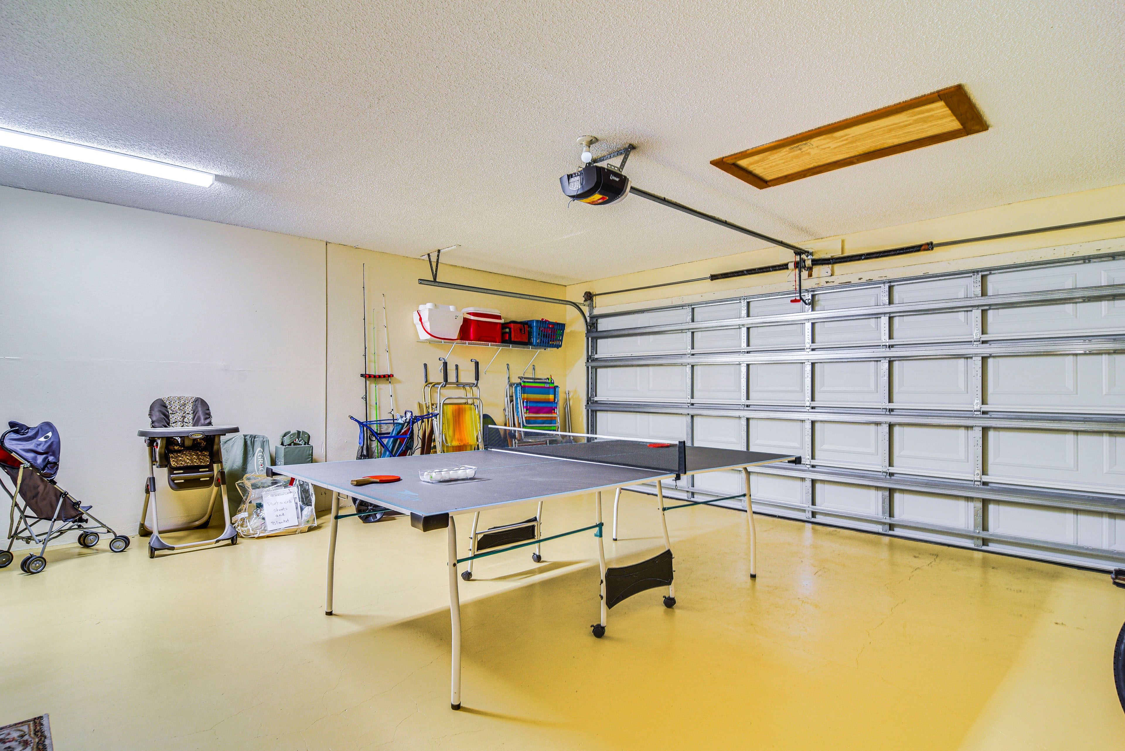 Garage | Ping-Pong Table | Baby/Beach Gear | Bicycles