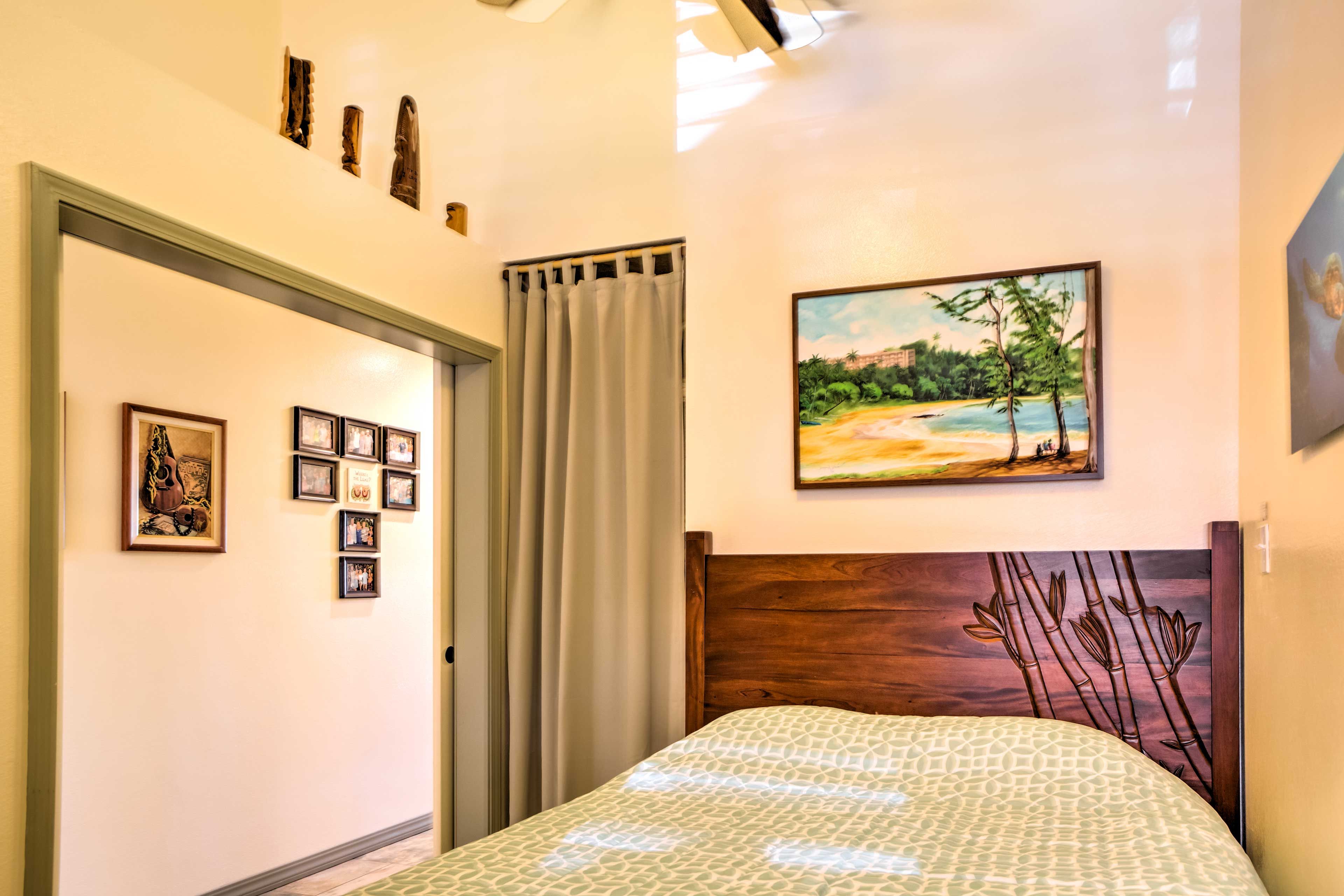 Bedroom 2 | Queen Bed | Window A/C Unit | 2nd Floor
