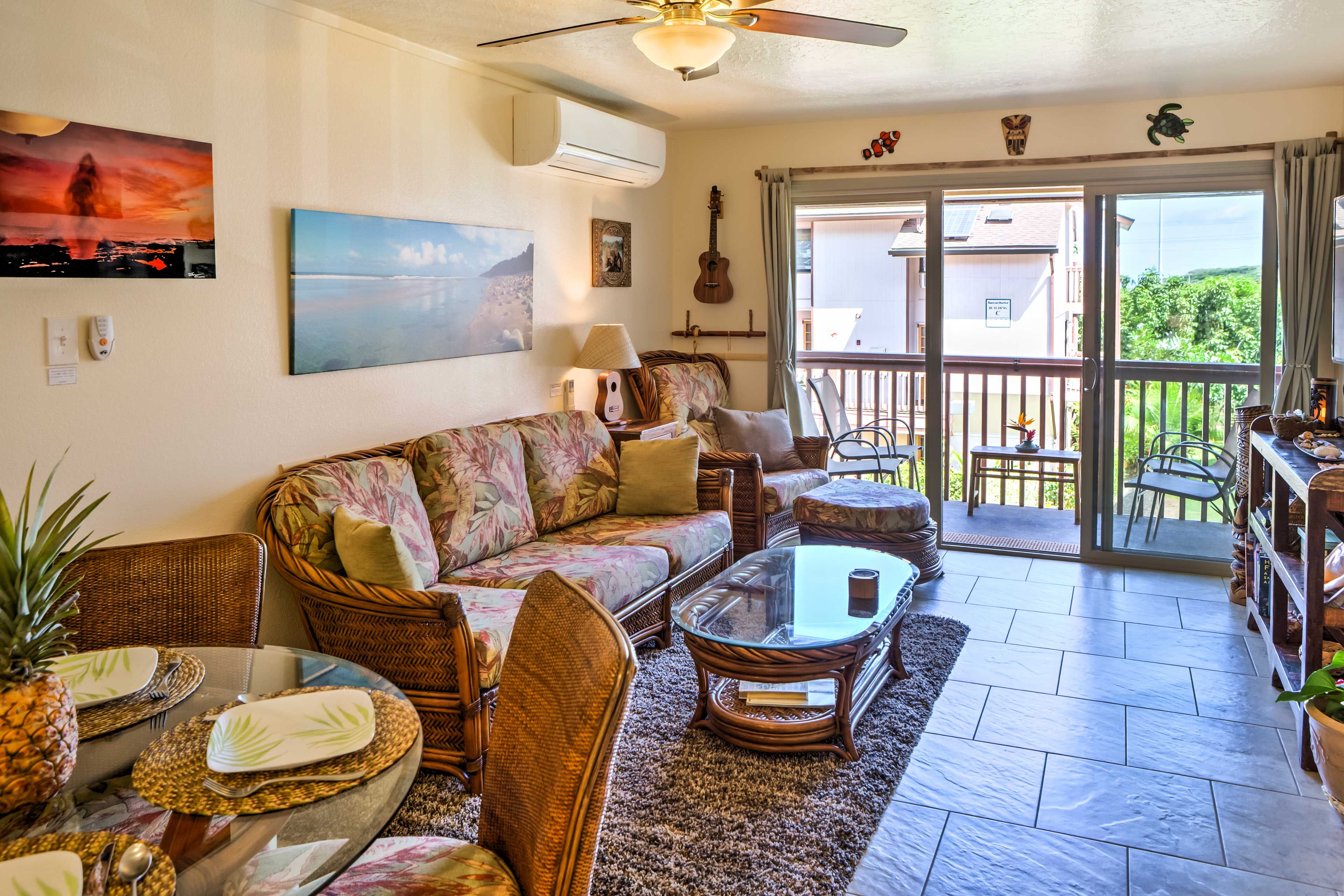 Living Room | Mitsubishi Mini-Split A/C Unit | 1st Floor