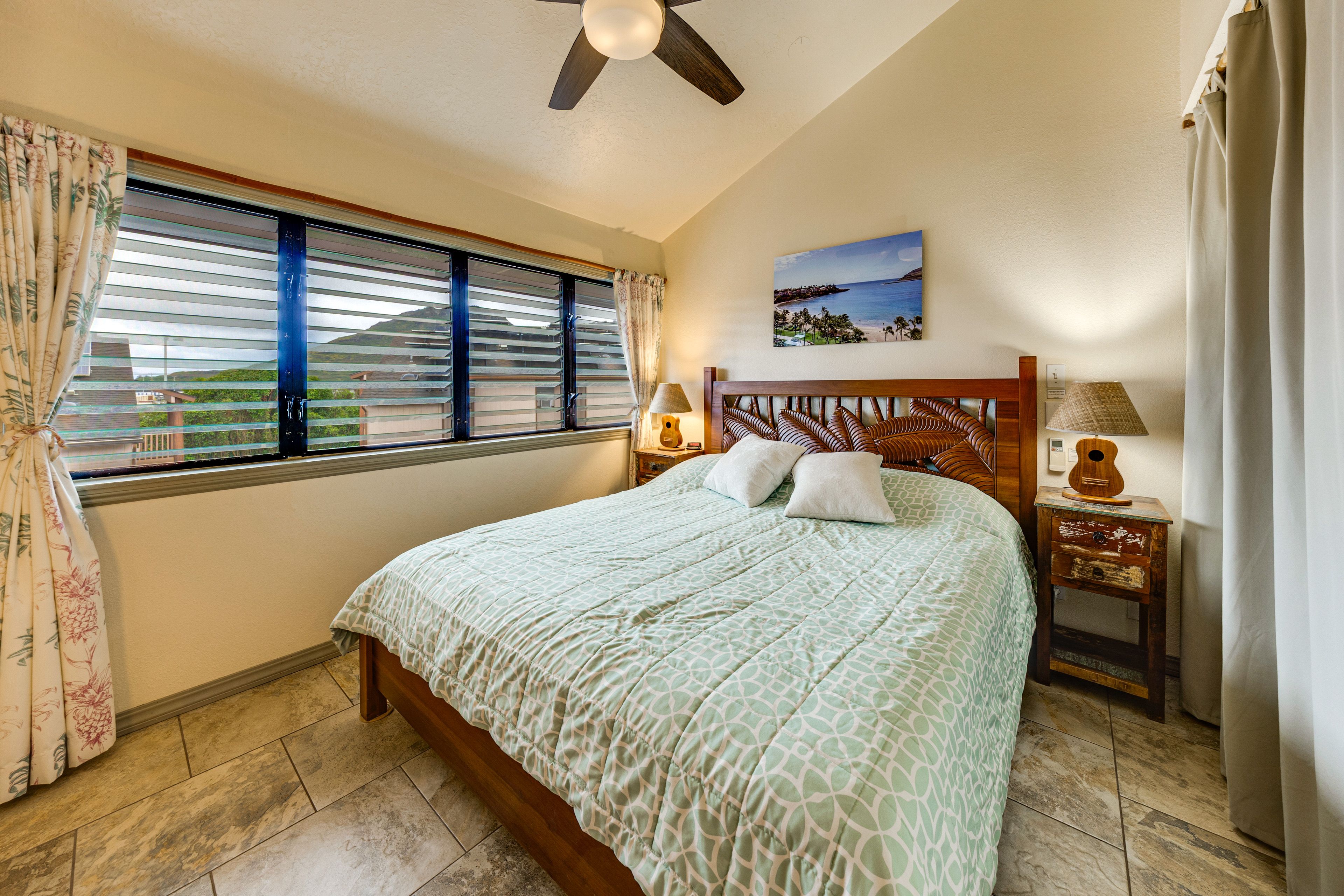 Bedroom 1 | King Bed | Mitsubishi Mini-Split A/C Unit | 2nd Floor