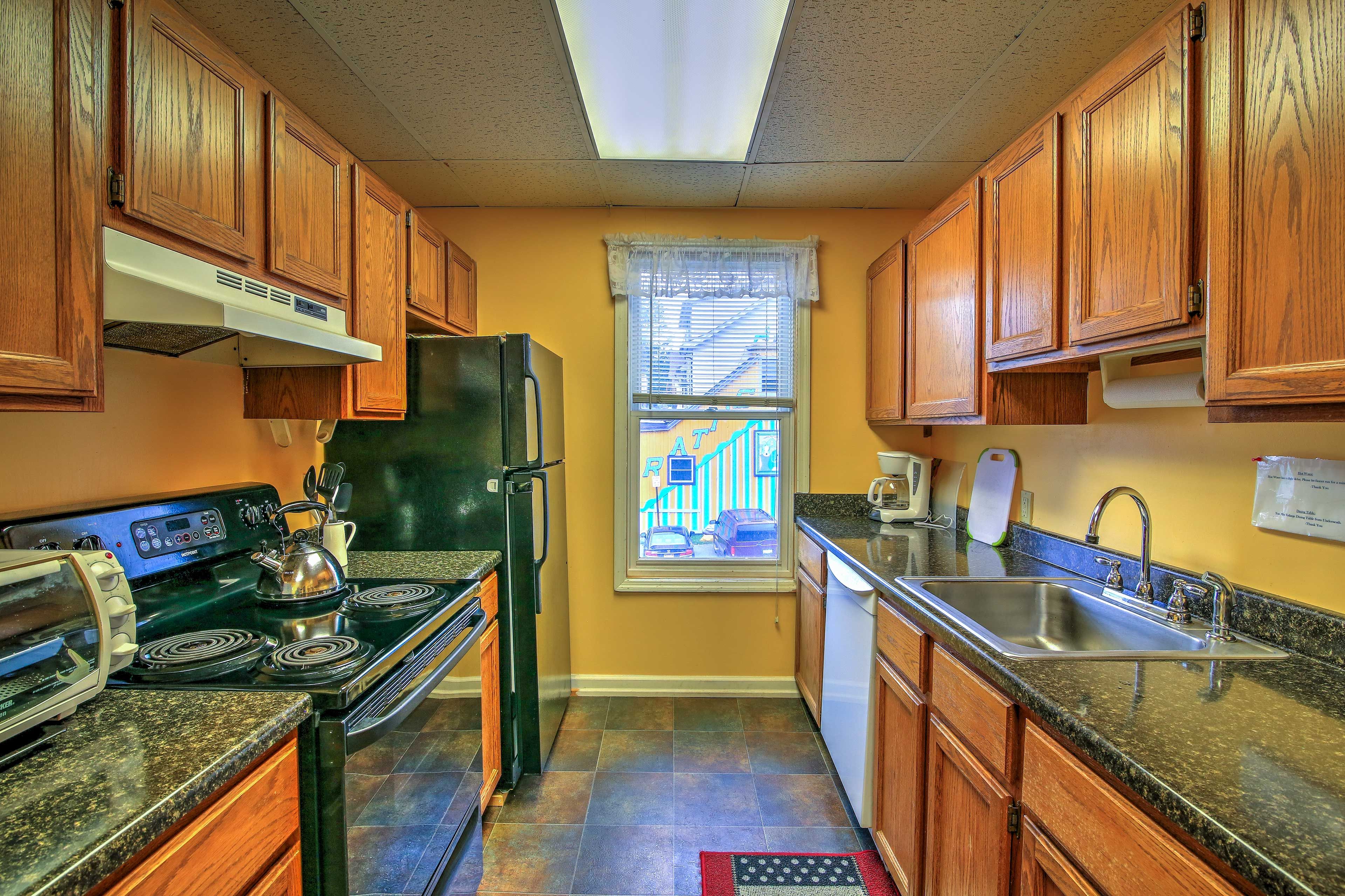 Whip up delectable meals in the kitchen.