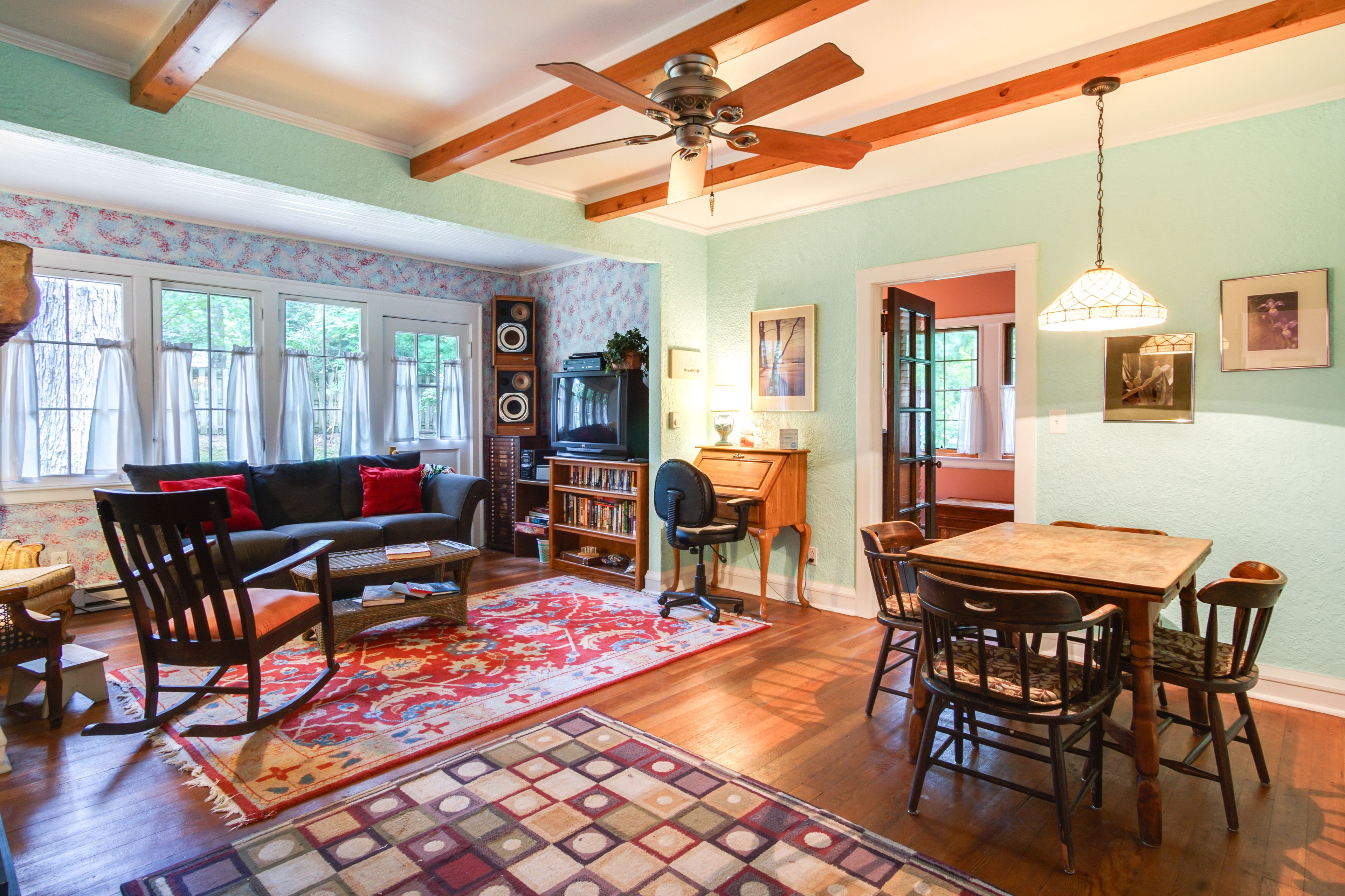 Living Room | Queen Sleeper Sofa | Fireplace