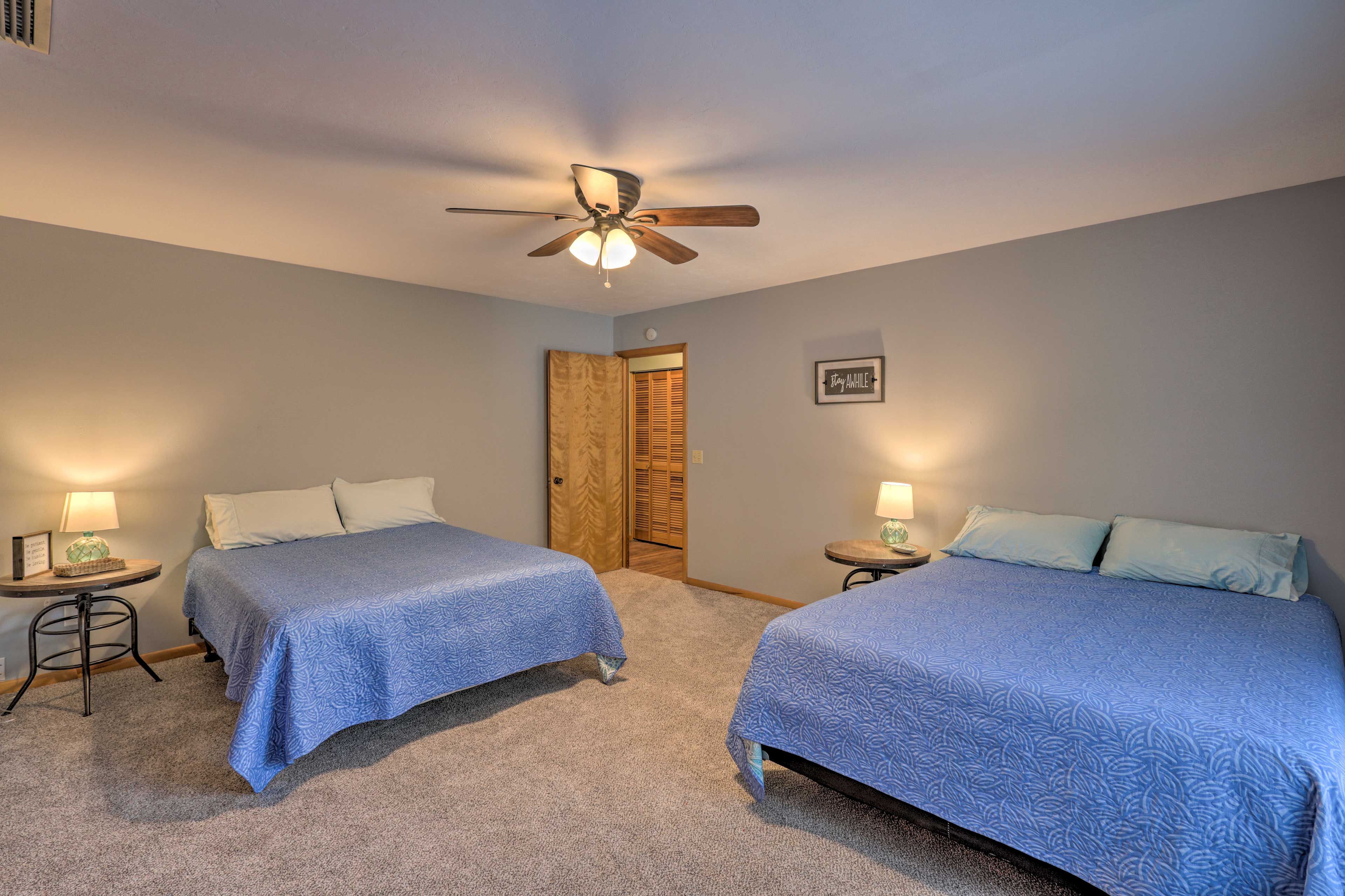 Bedroom 3 | 2 Queen Beds