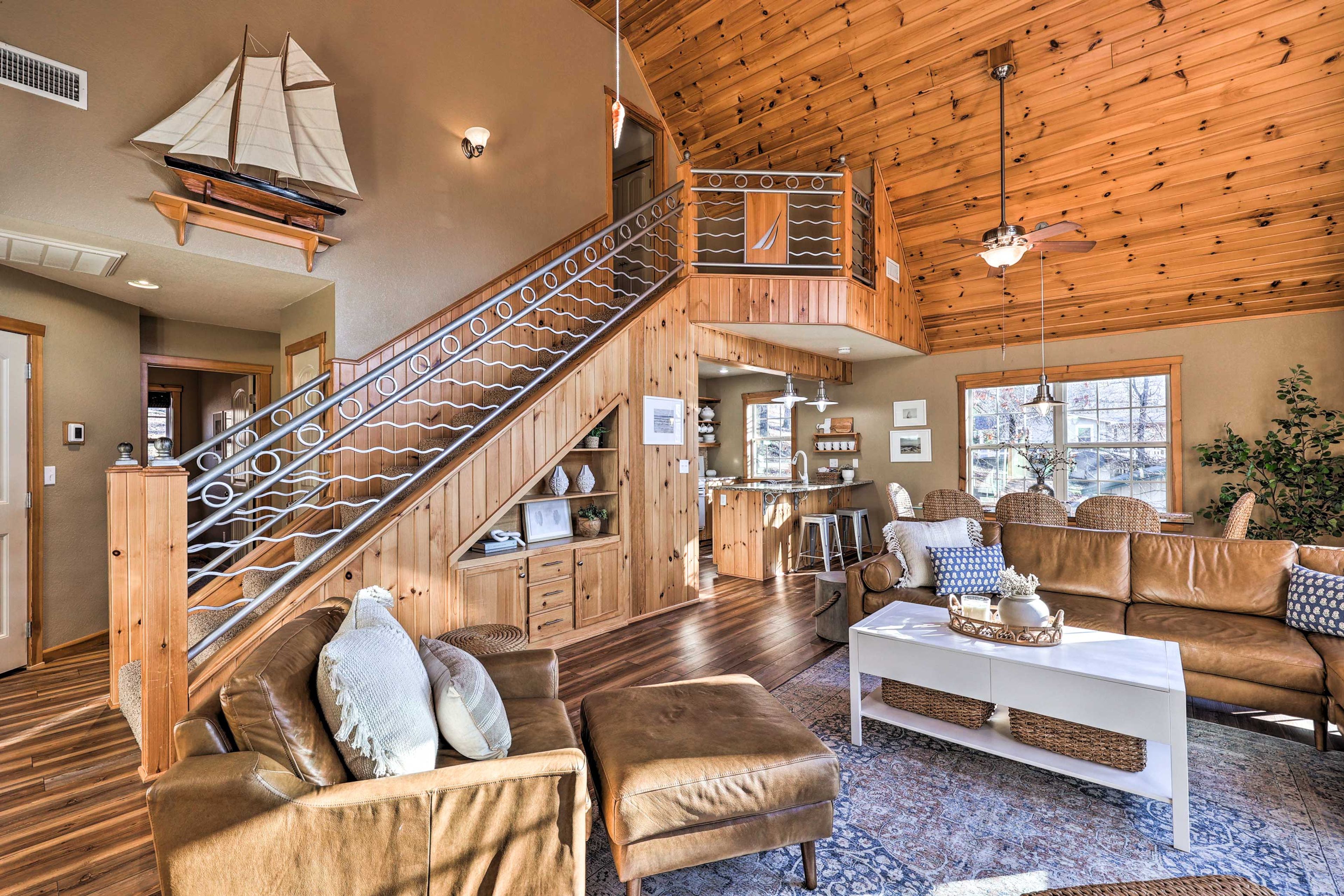 Interior | Open Floor Plan | Vaulted Ceilings