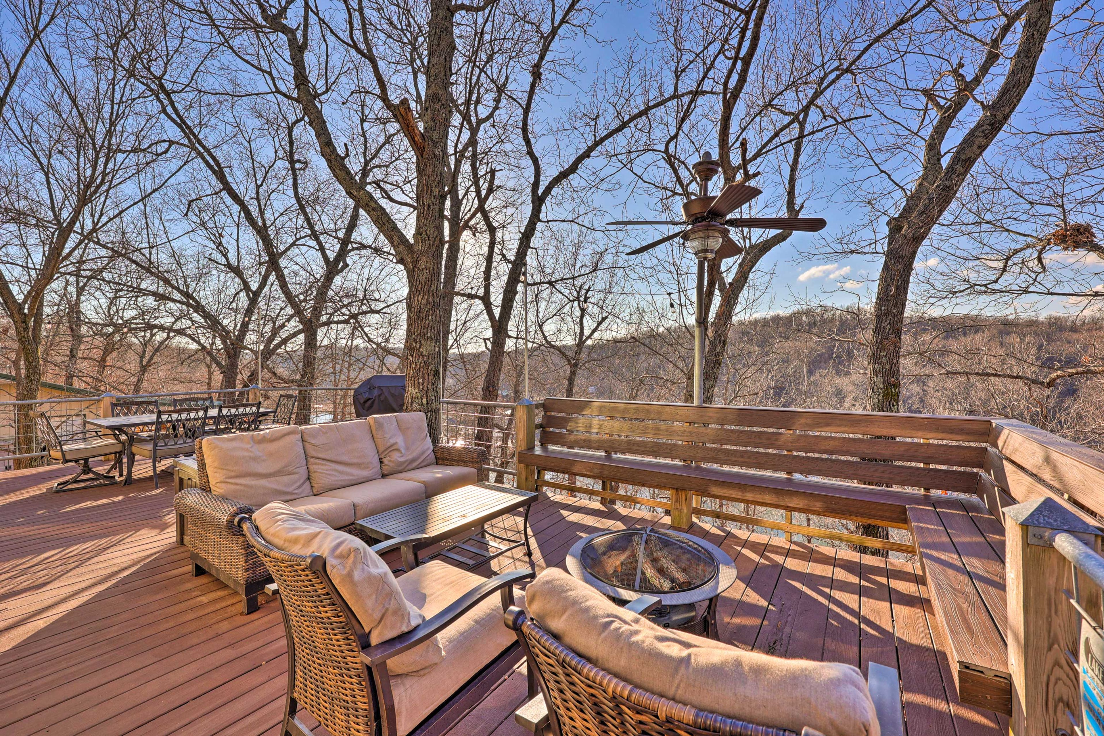 Eucha Vacation Rental | 3BR | 2BA | 1,300 Sq Ft | Step-Free Access