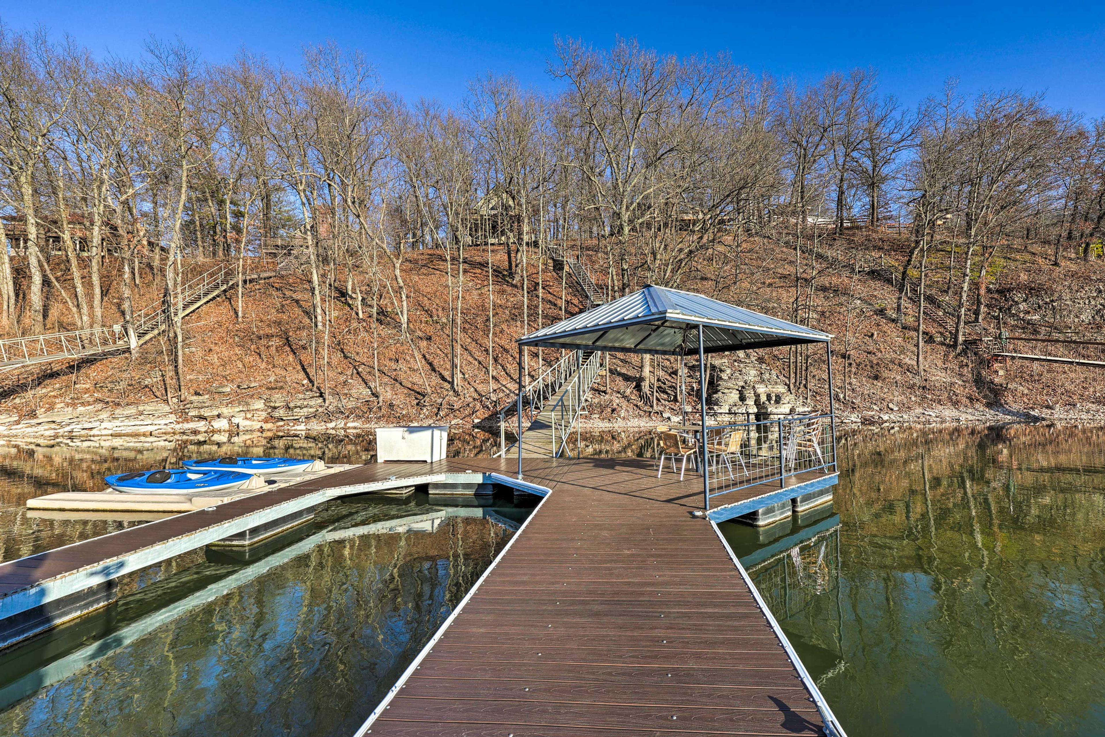 Grand Lake Access | Boat Dock | Steps Away