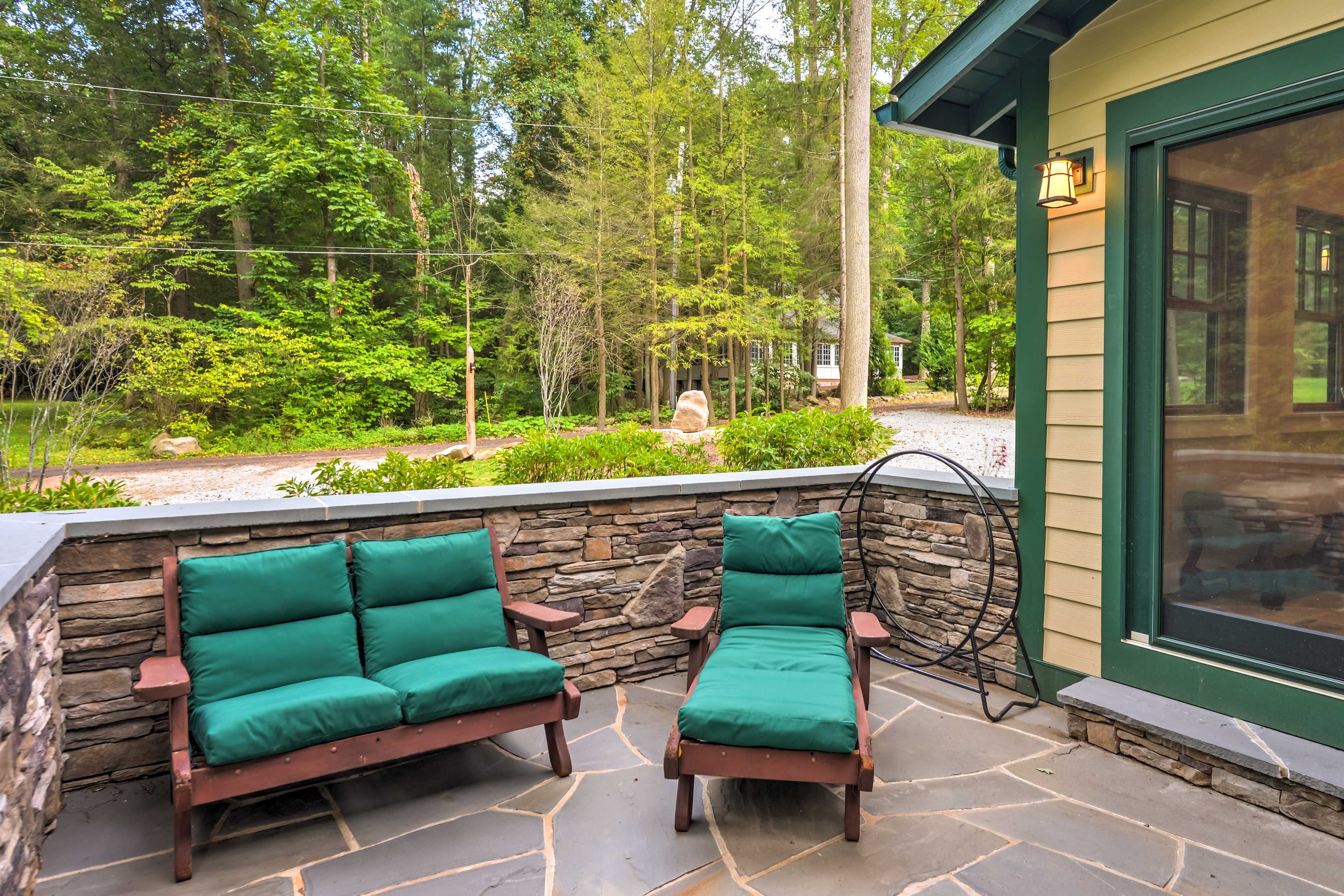 Private Patio | Outdoor Seating | Shared Fire Pit