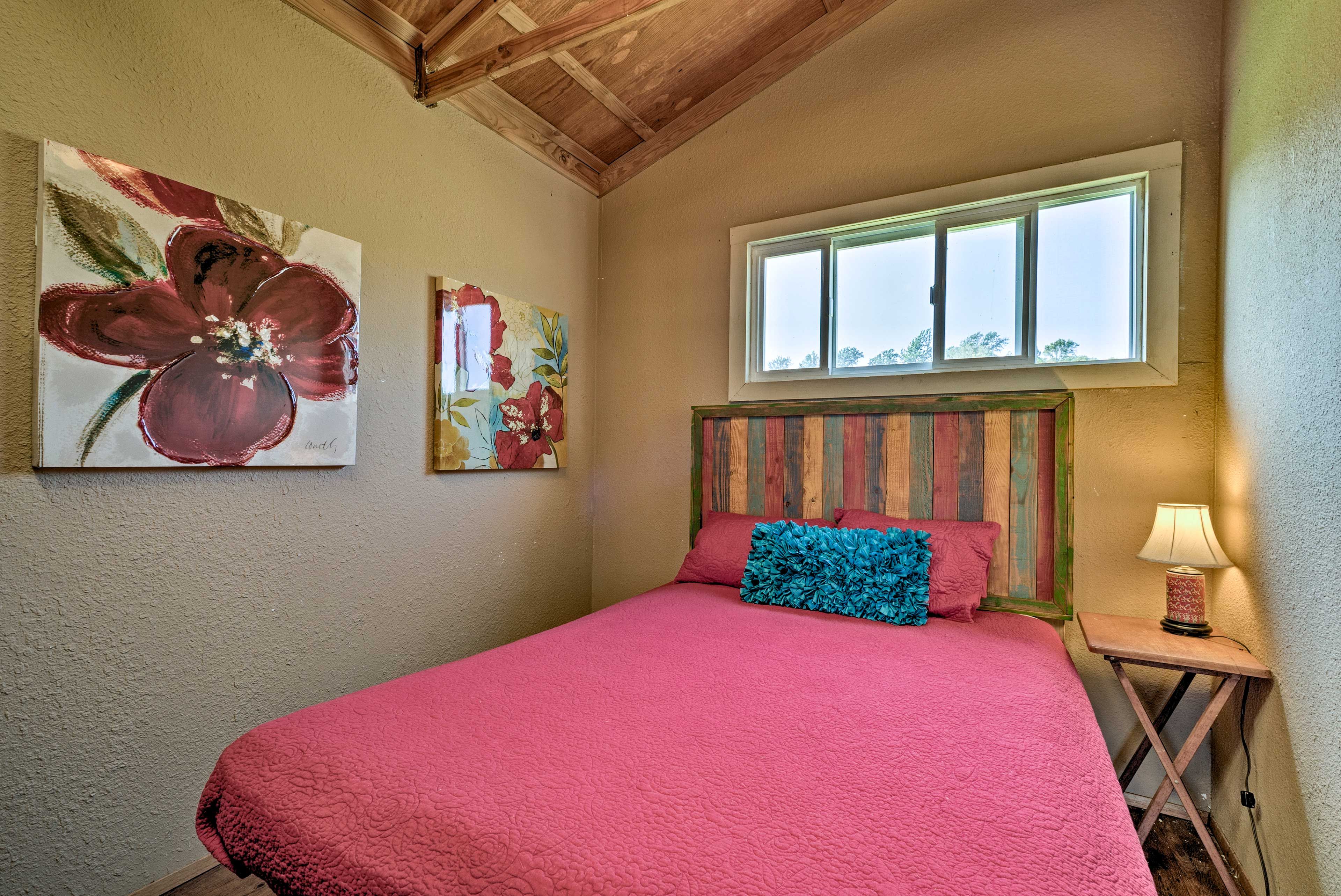 With subtle island decor, these bedrooms are both cute and cozy.