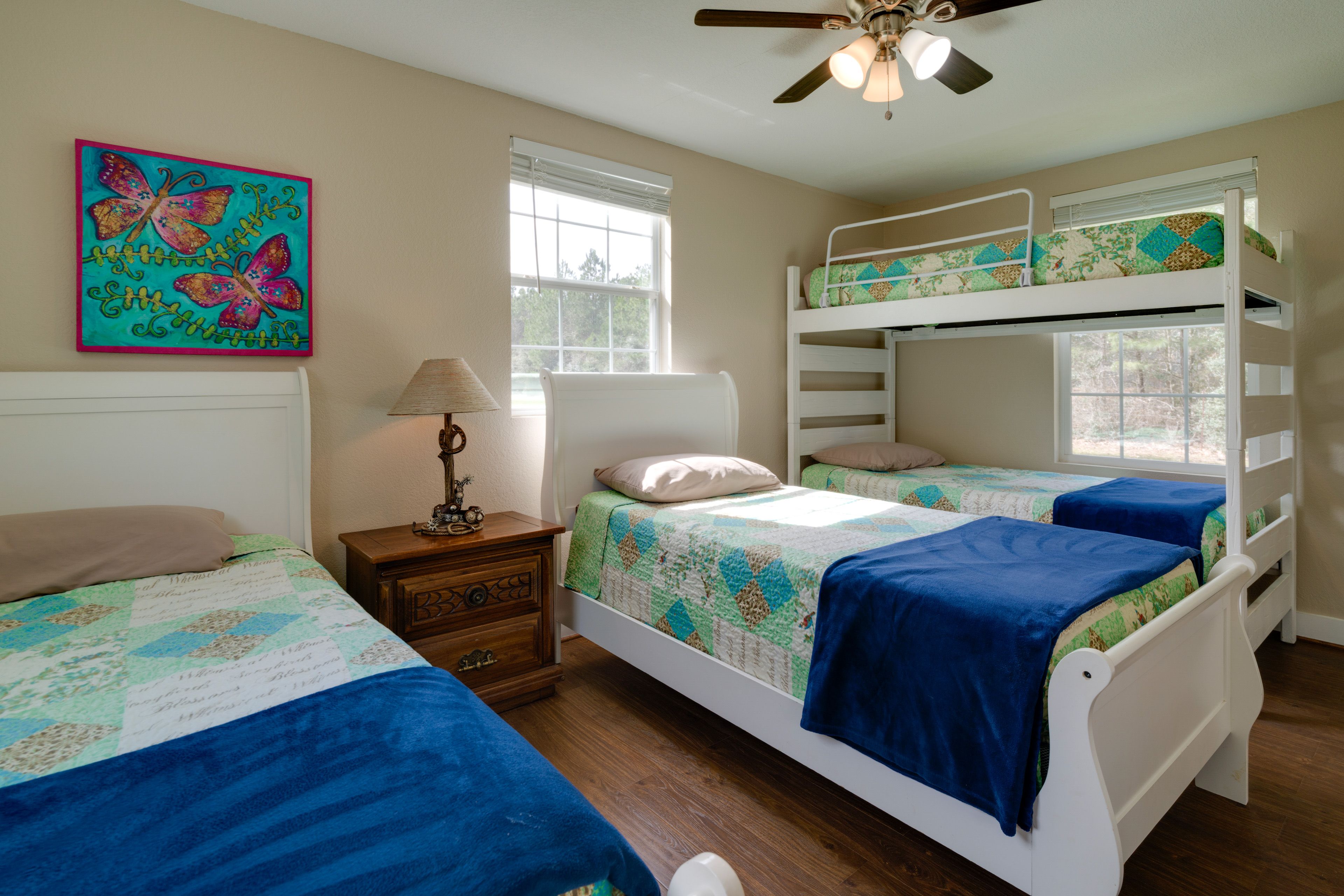 Bedroom 2 | 2 Twin Beds | Twin Bunk Bed