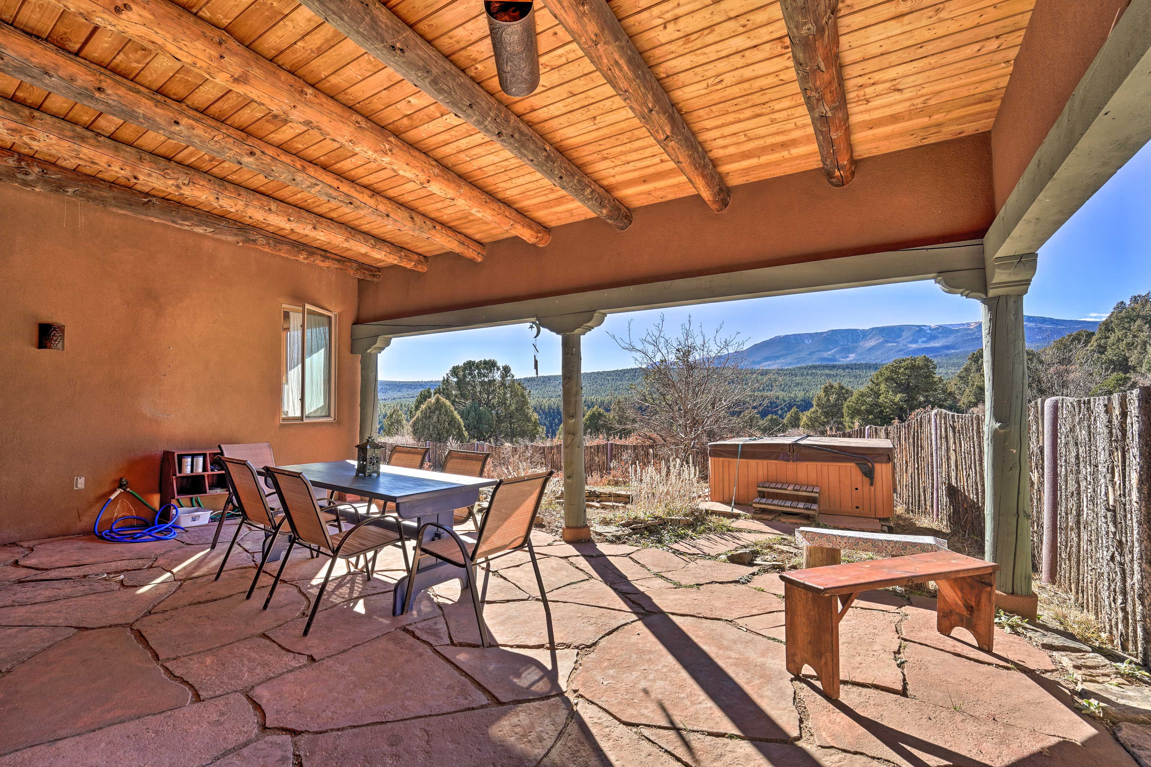 Patio | Hot Tub