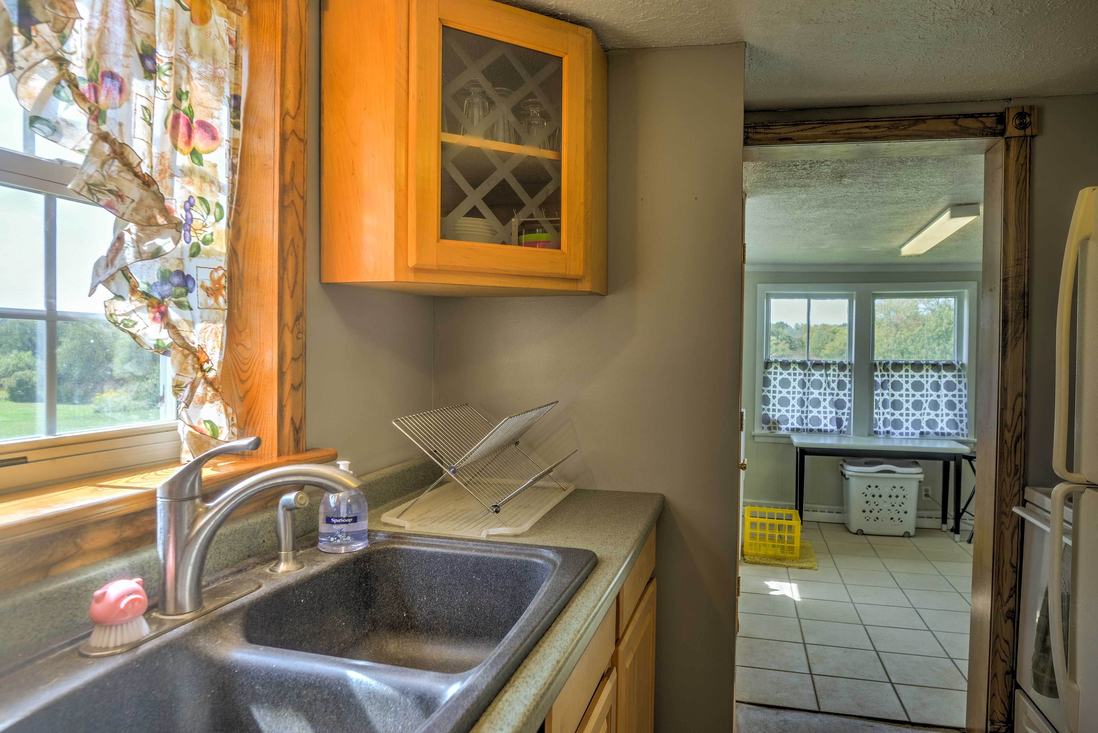 Open the window as you cook to let in the fresh air.