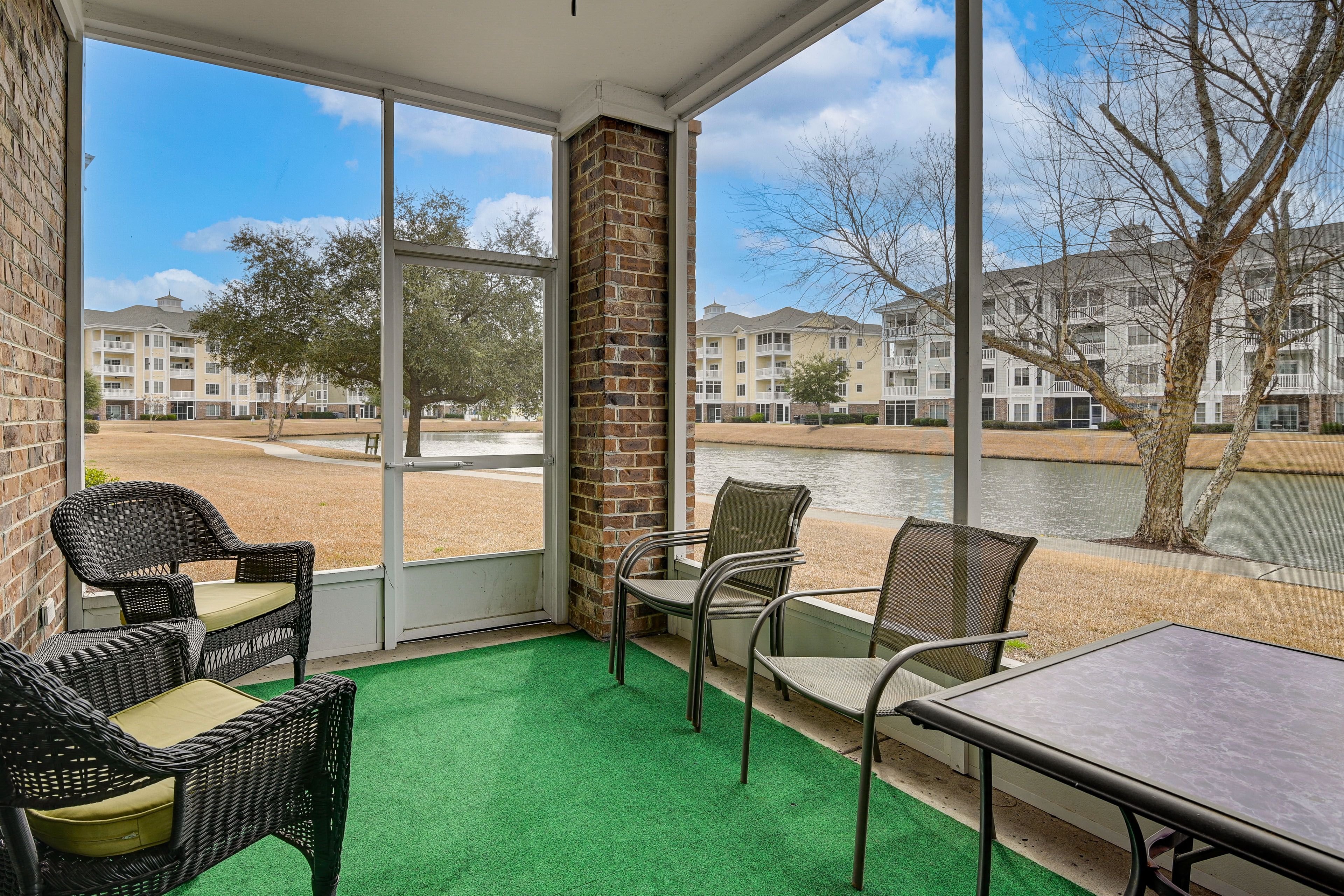 Screened Patio | Keyless Entry | Waterfront Unit