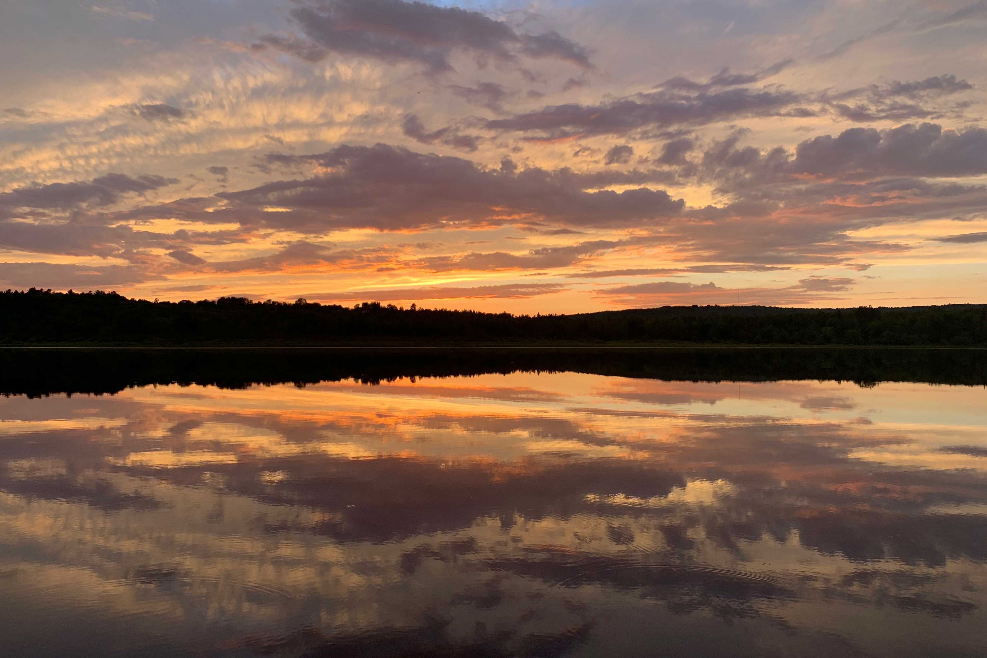Lake at Sunset