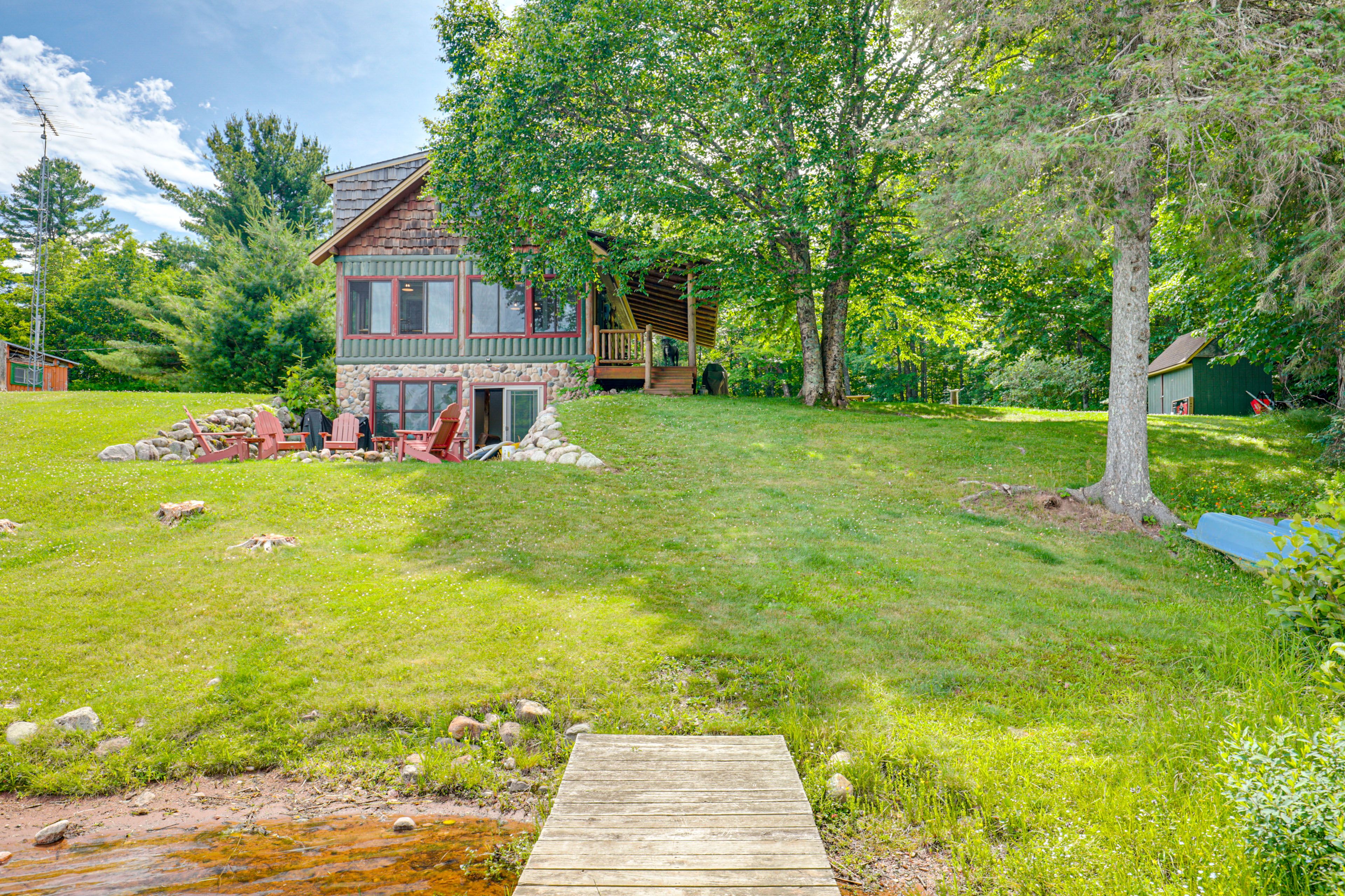 Exterior | Fire Pit | Lake Access | 2 Kayaks