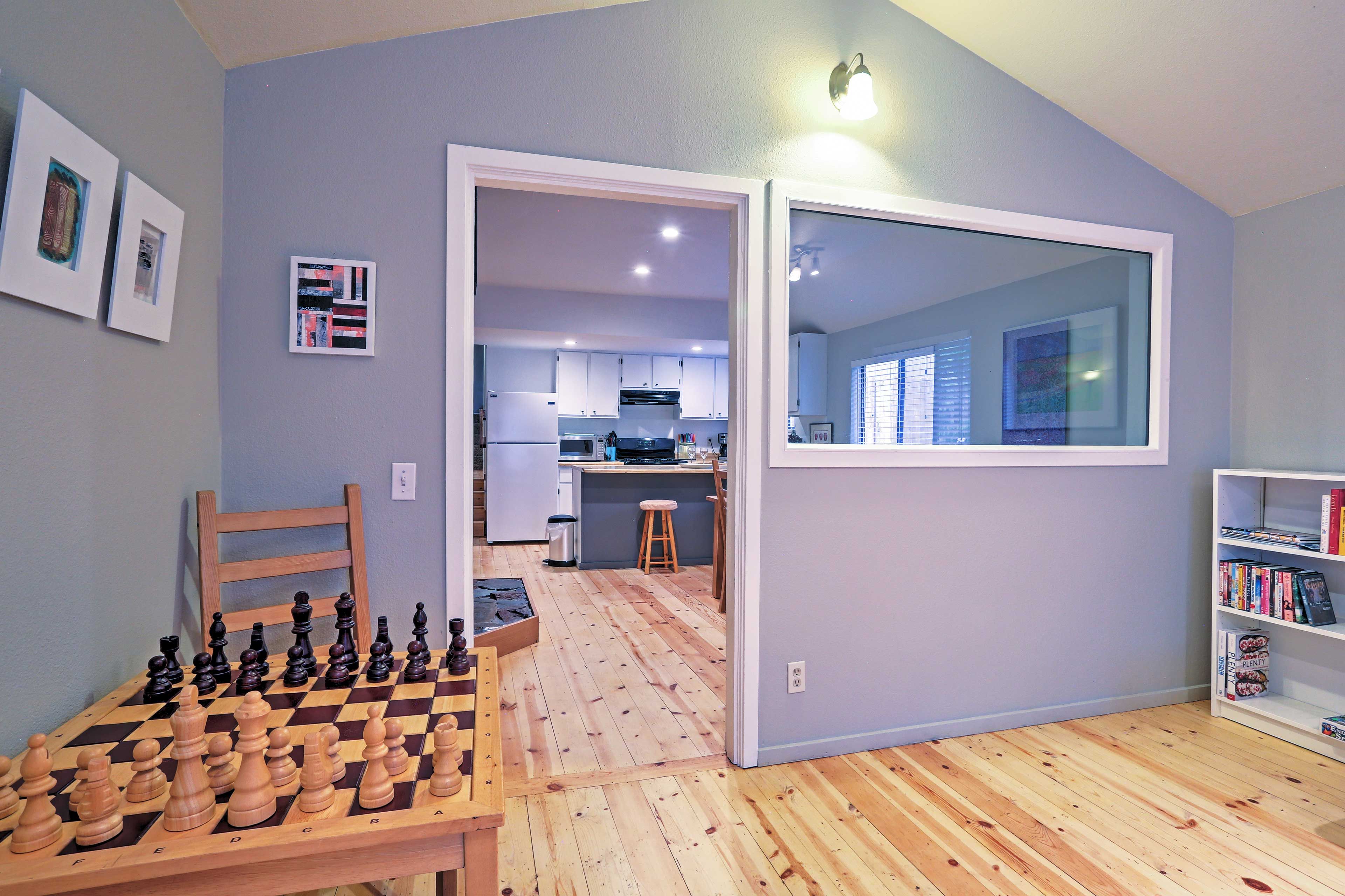 Play a game of chess with your travel companions.