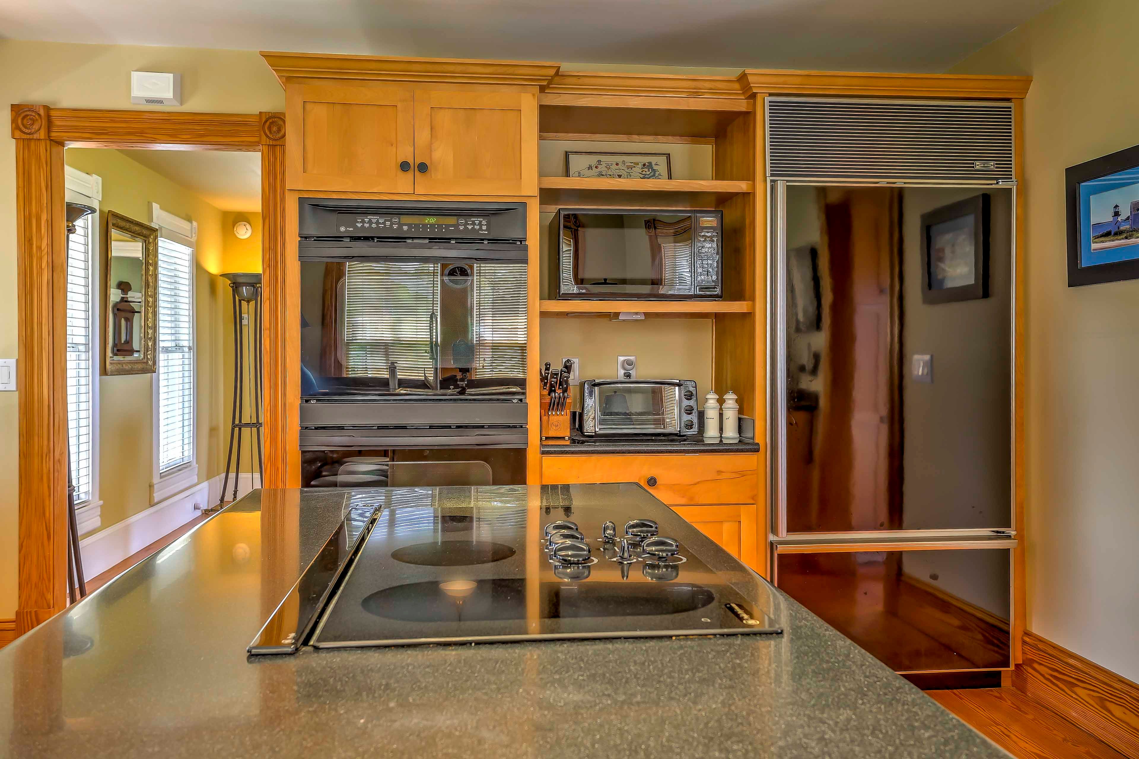 Prepare your catch-of-the-day in this fully equipped kitchen.