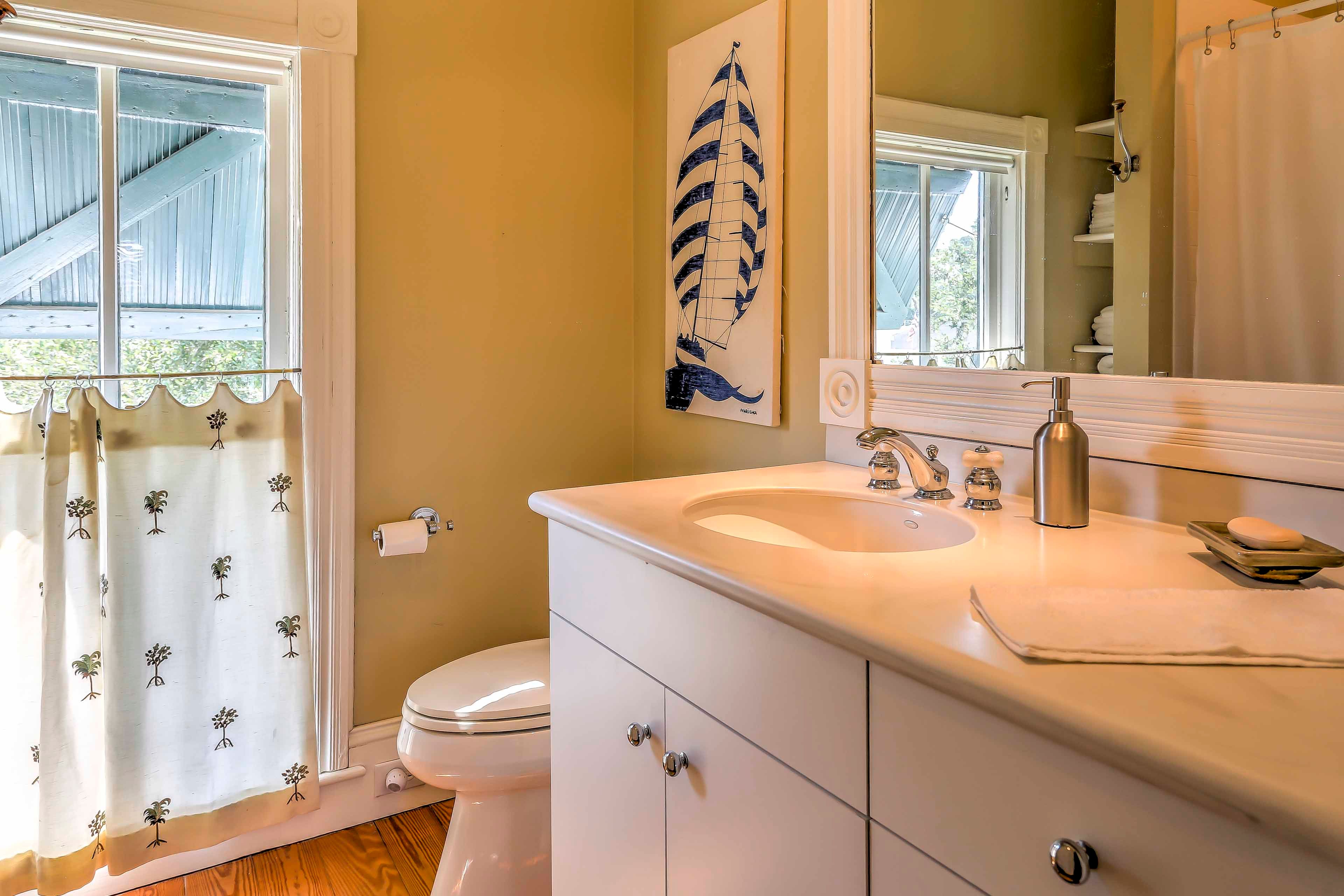 Enjoy a cleansing shower at the end of each day.