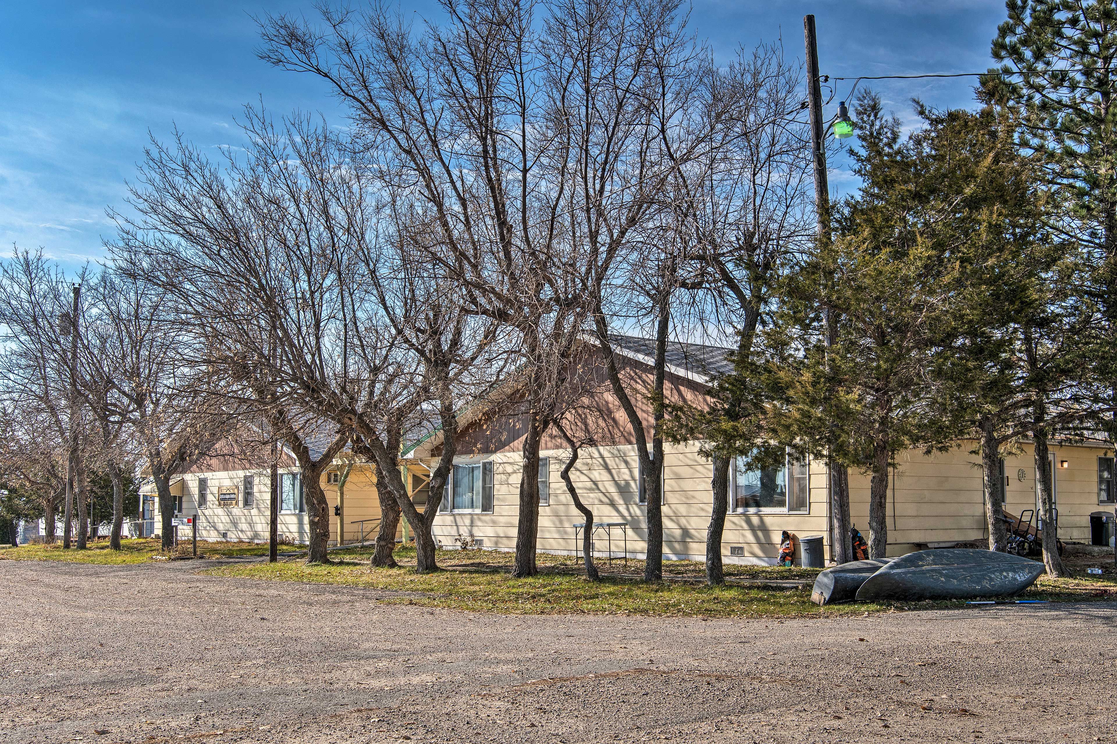 Enjoy views of the open plains and more!