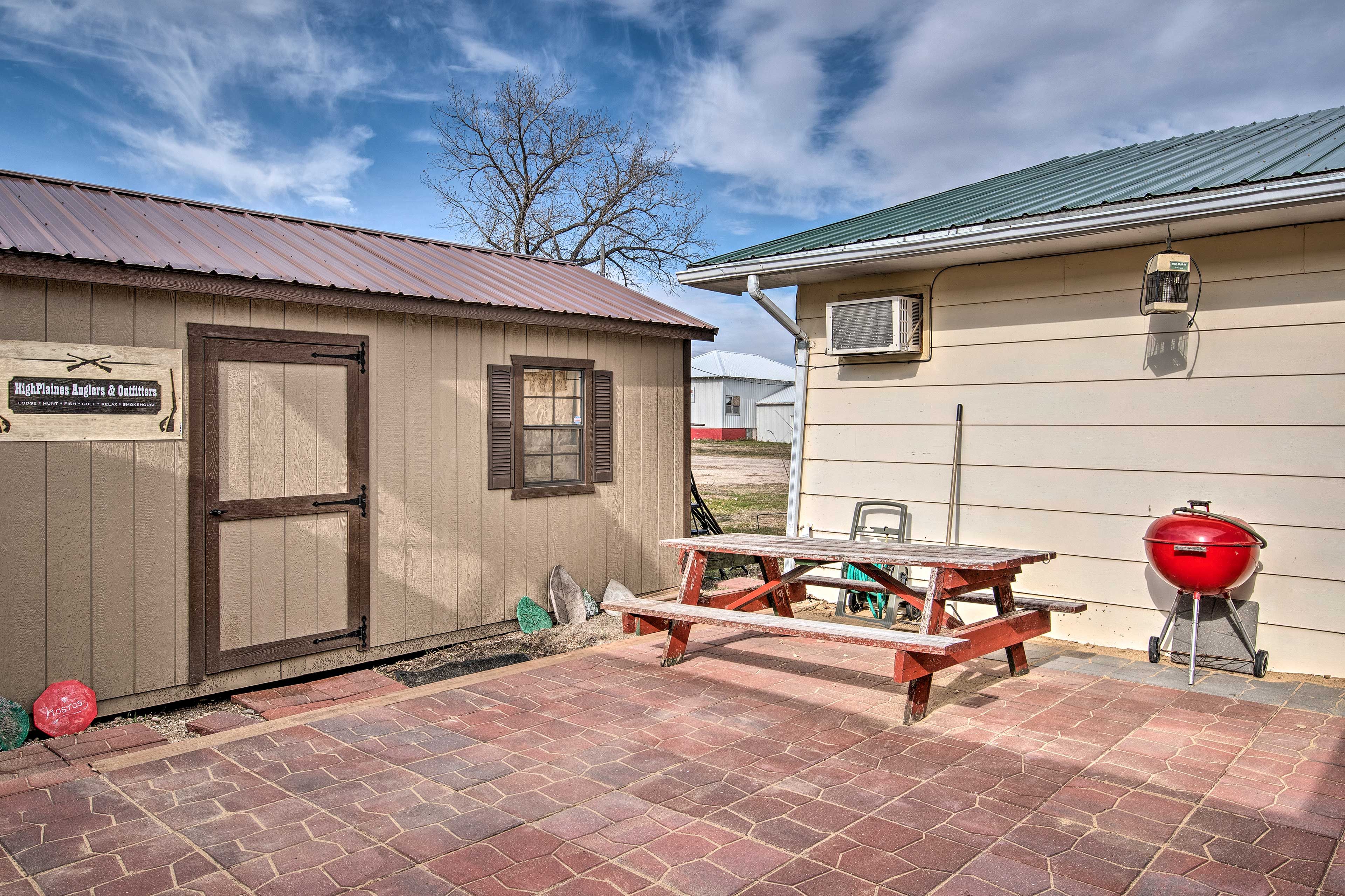 Afternoons are best spent on the shared BBQ patio!