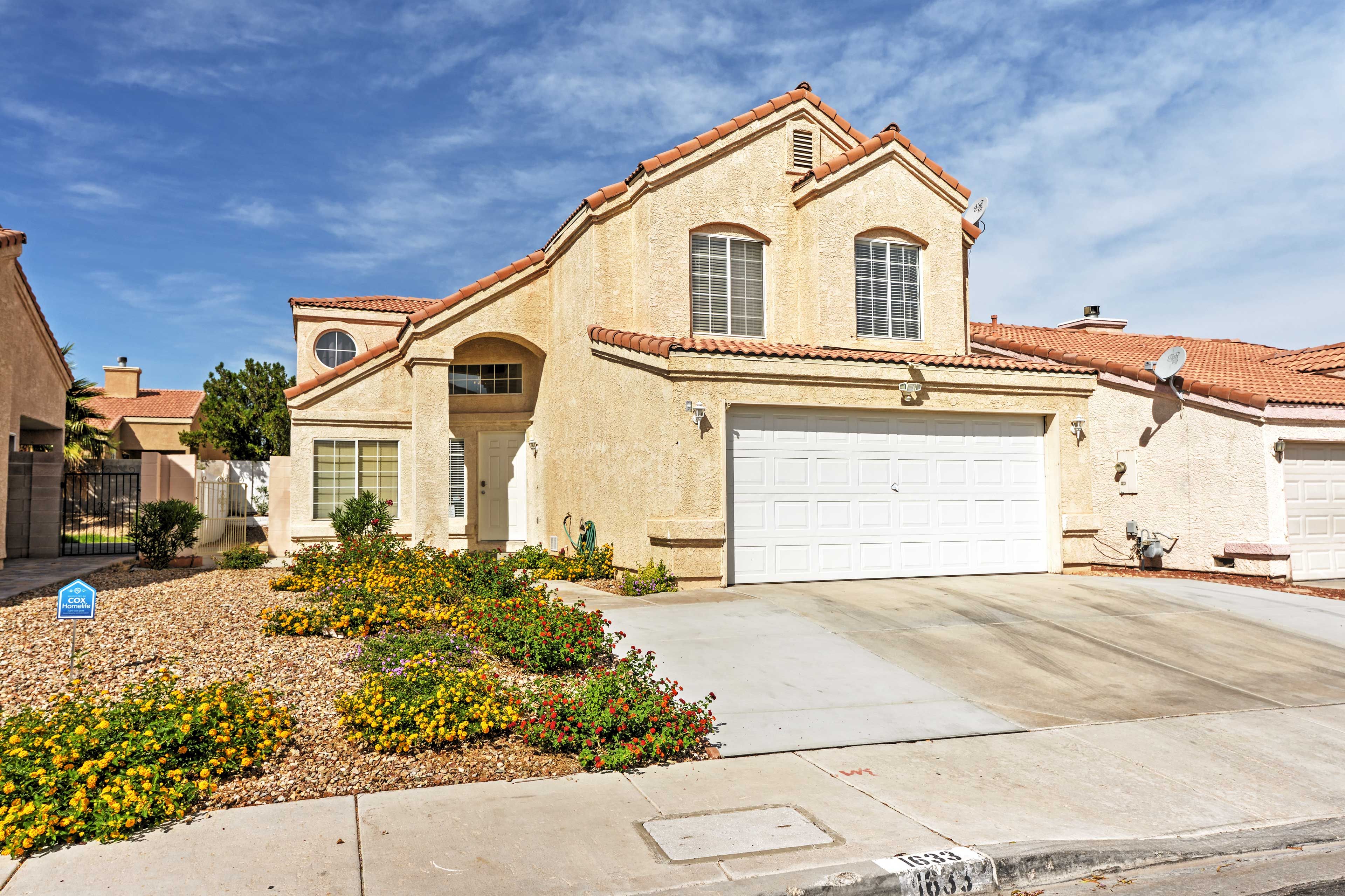 Las Vegas Vacation Rental | 4BR | 2.5BA | 2,167 Sq Ft | Steps Required