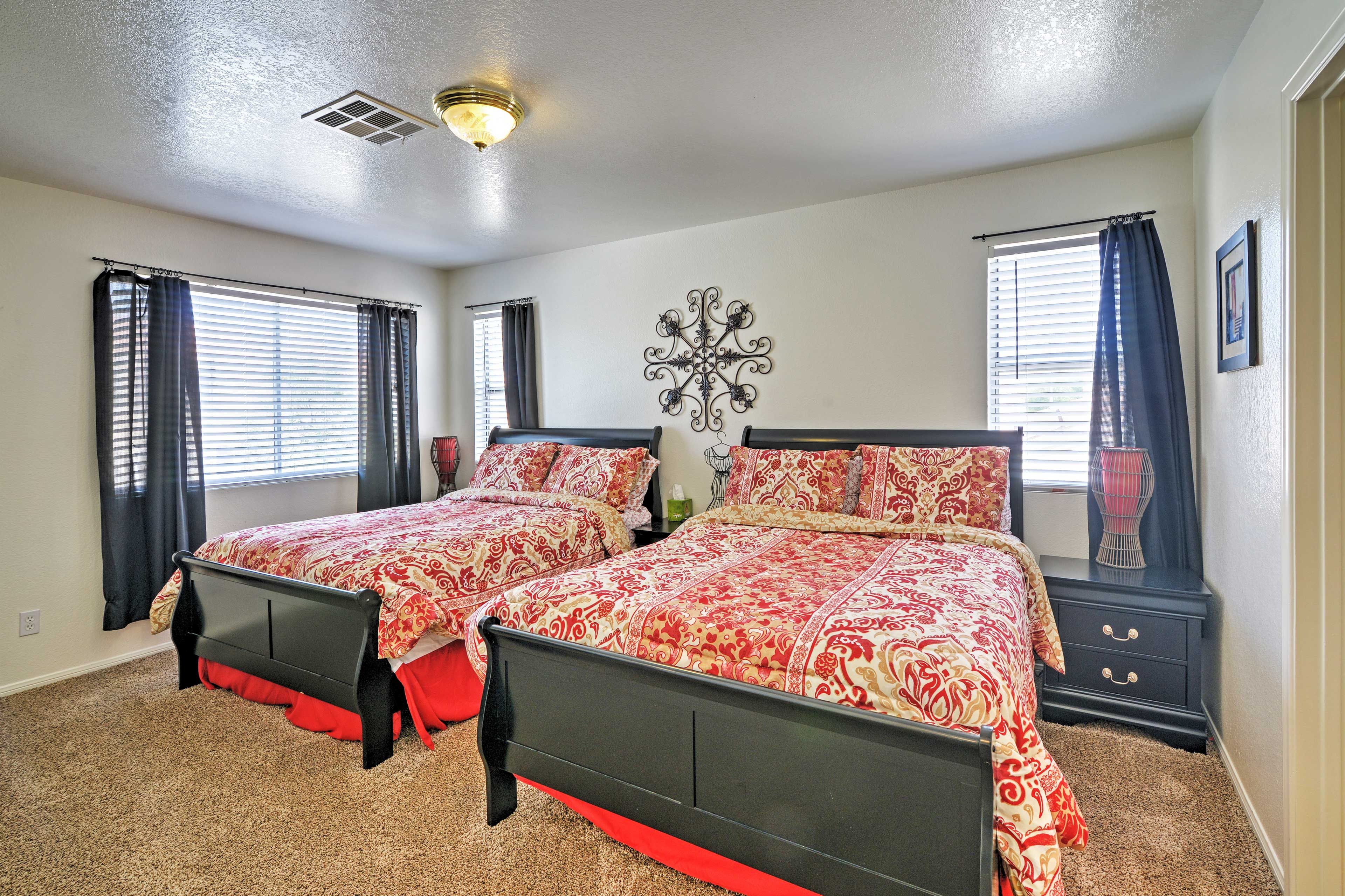 Bedroom 1 | 2 Full Beds
