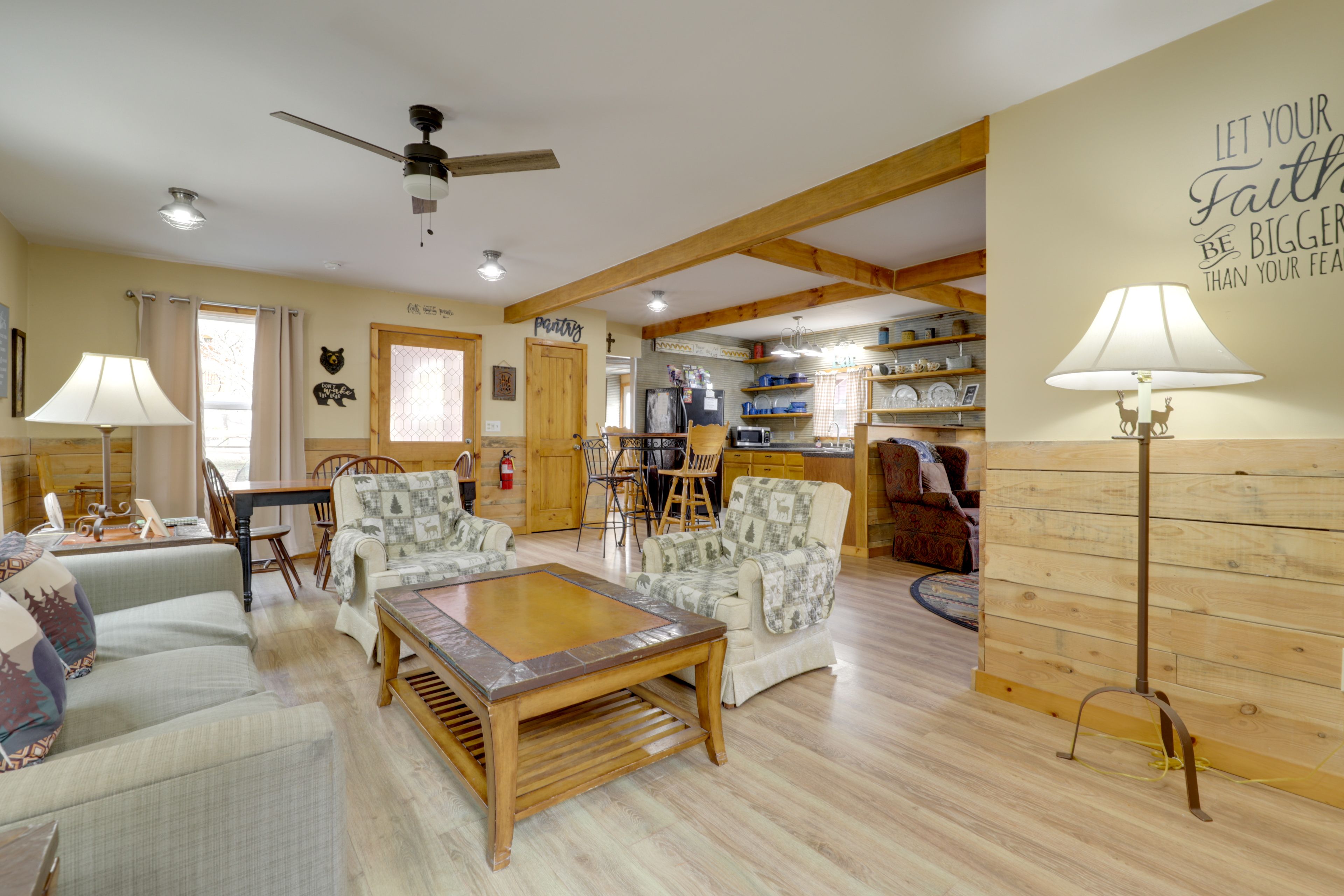 Living Room | Full Sleeper Sofa | Free WiFi