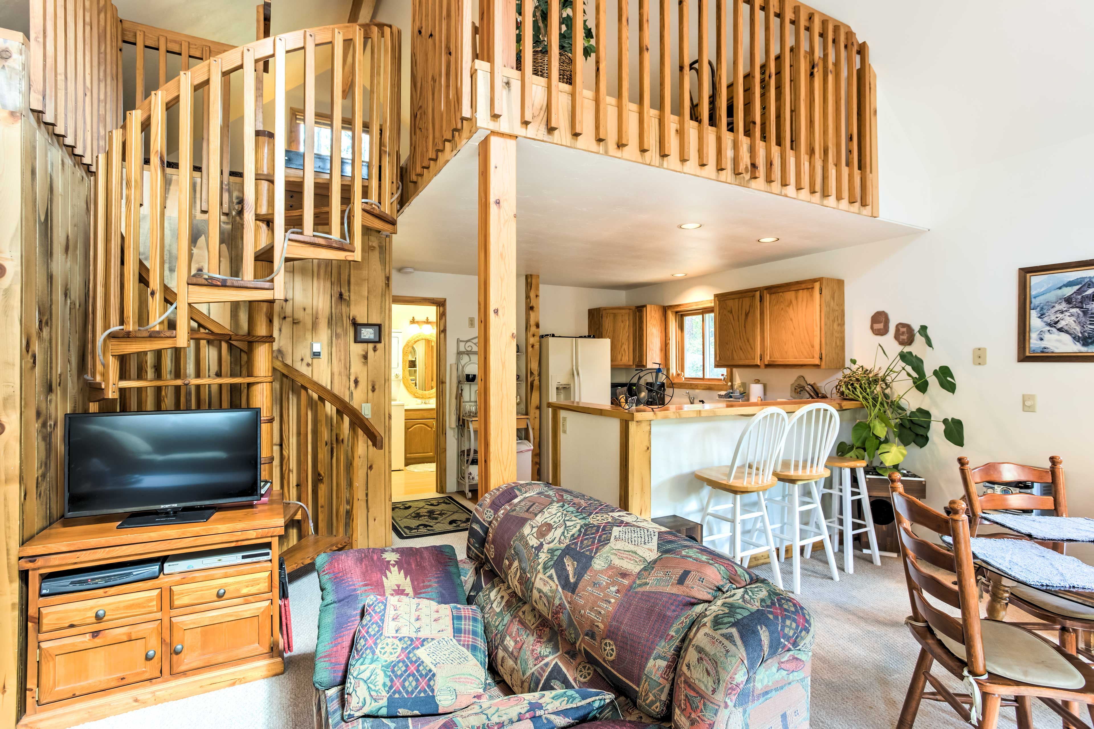 Spiral Staircase to Loft