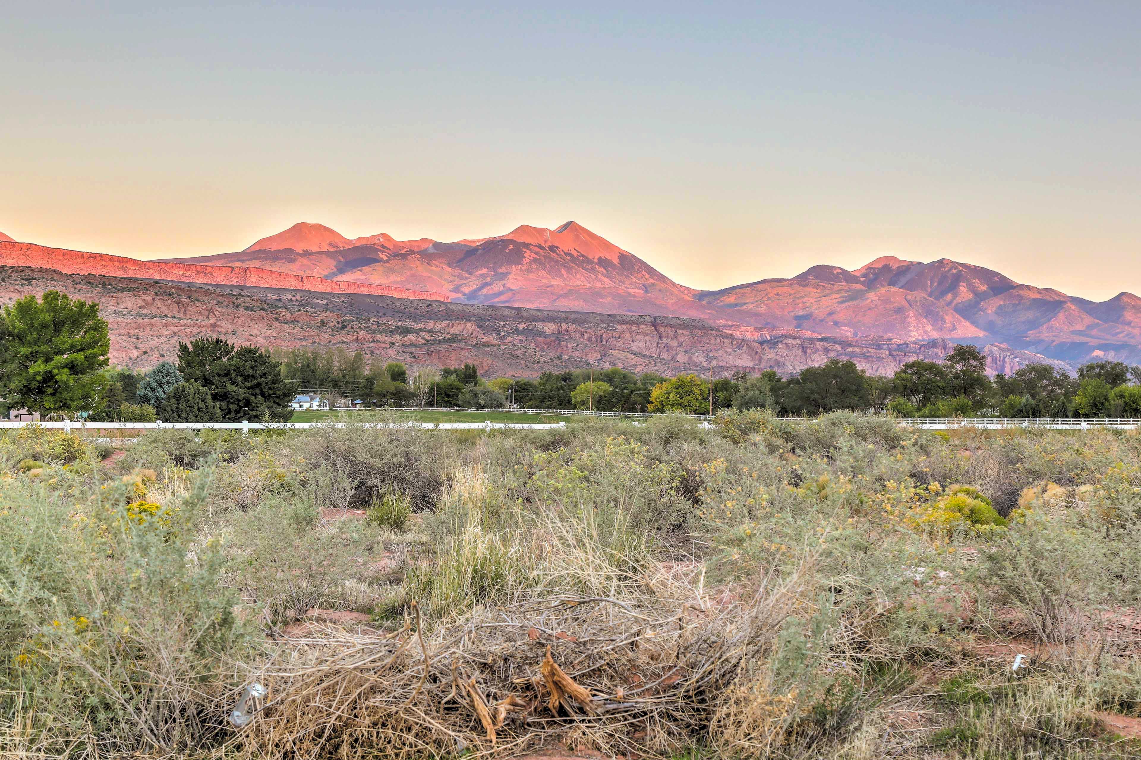 Fantastic views of the La Sal Mountains await!